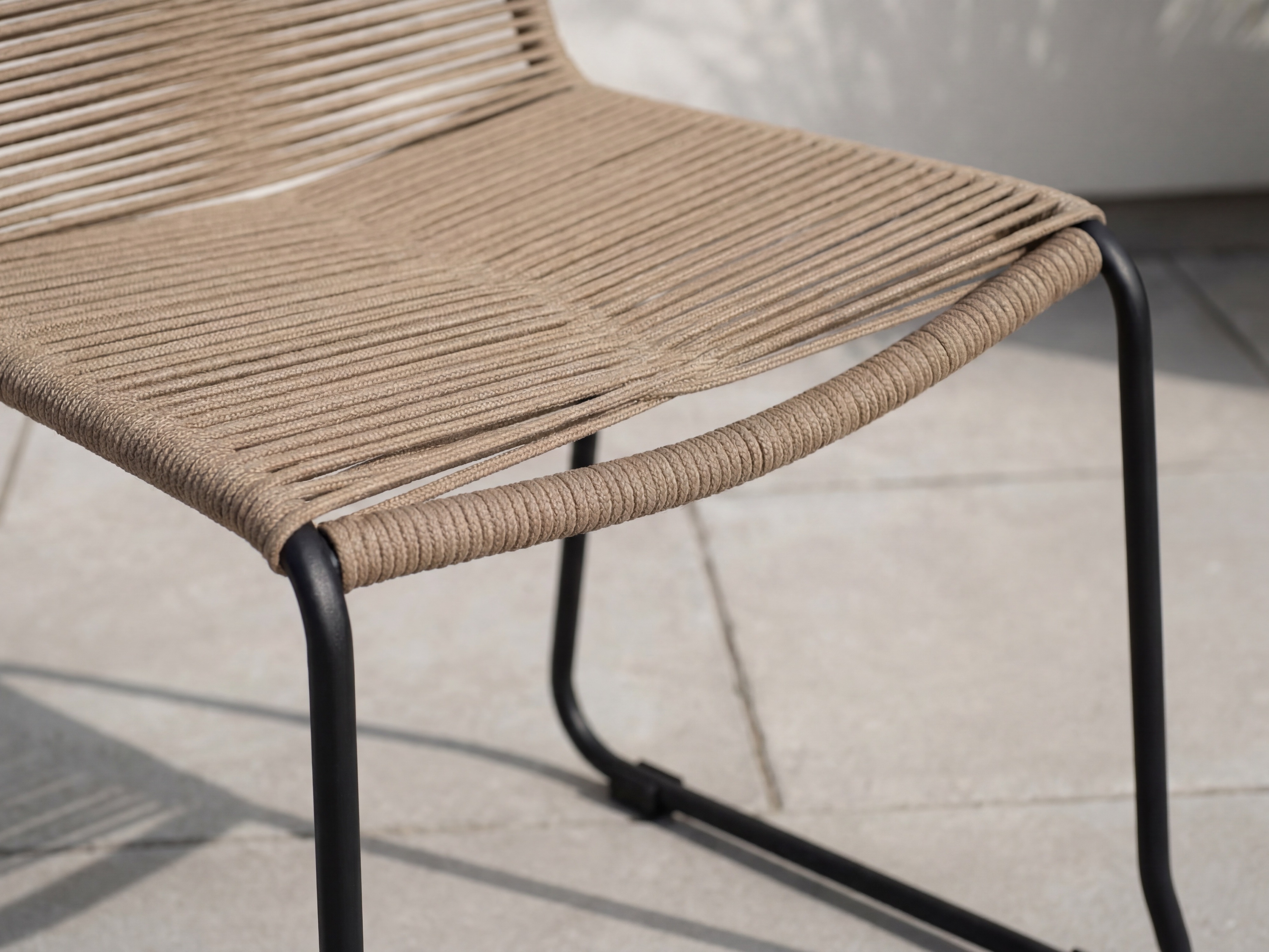 Sedia per esterni Dallas 2820 (Nocciola + Nero)