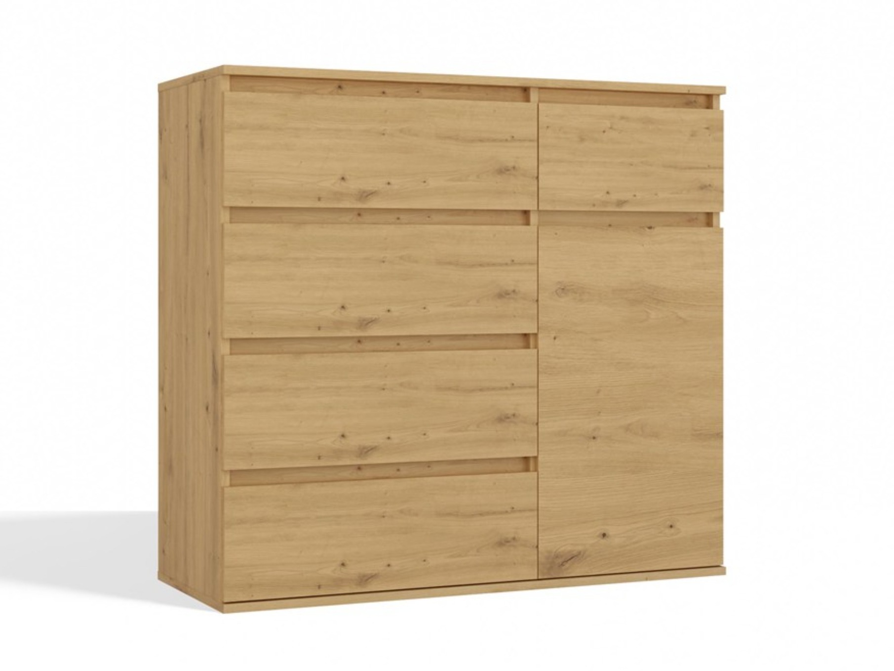 Cassettiera Elbvelu 136 (Rovere Artisan)