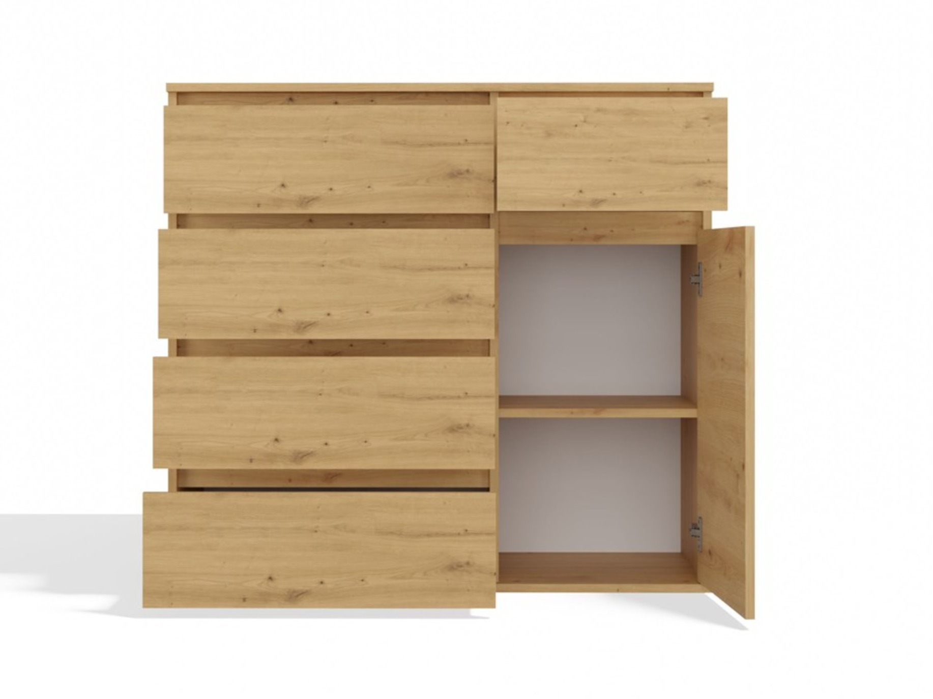 Cassettiera Elbvelu 136 (Rovere Artisan)