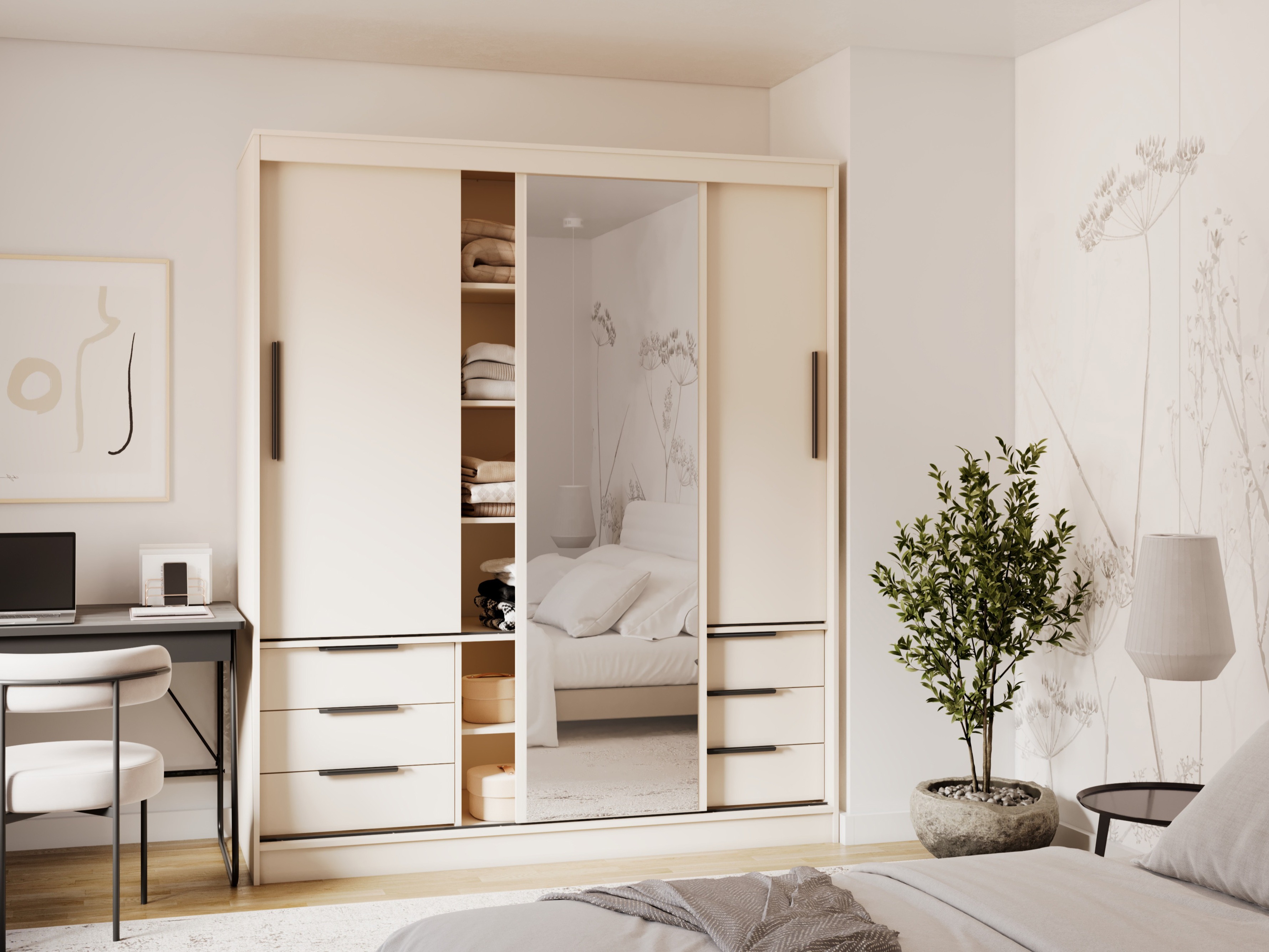 Armadio Fresno 184 (Beige)