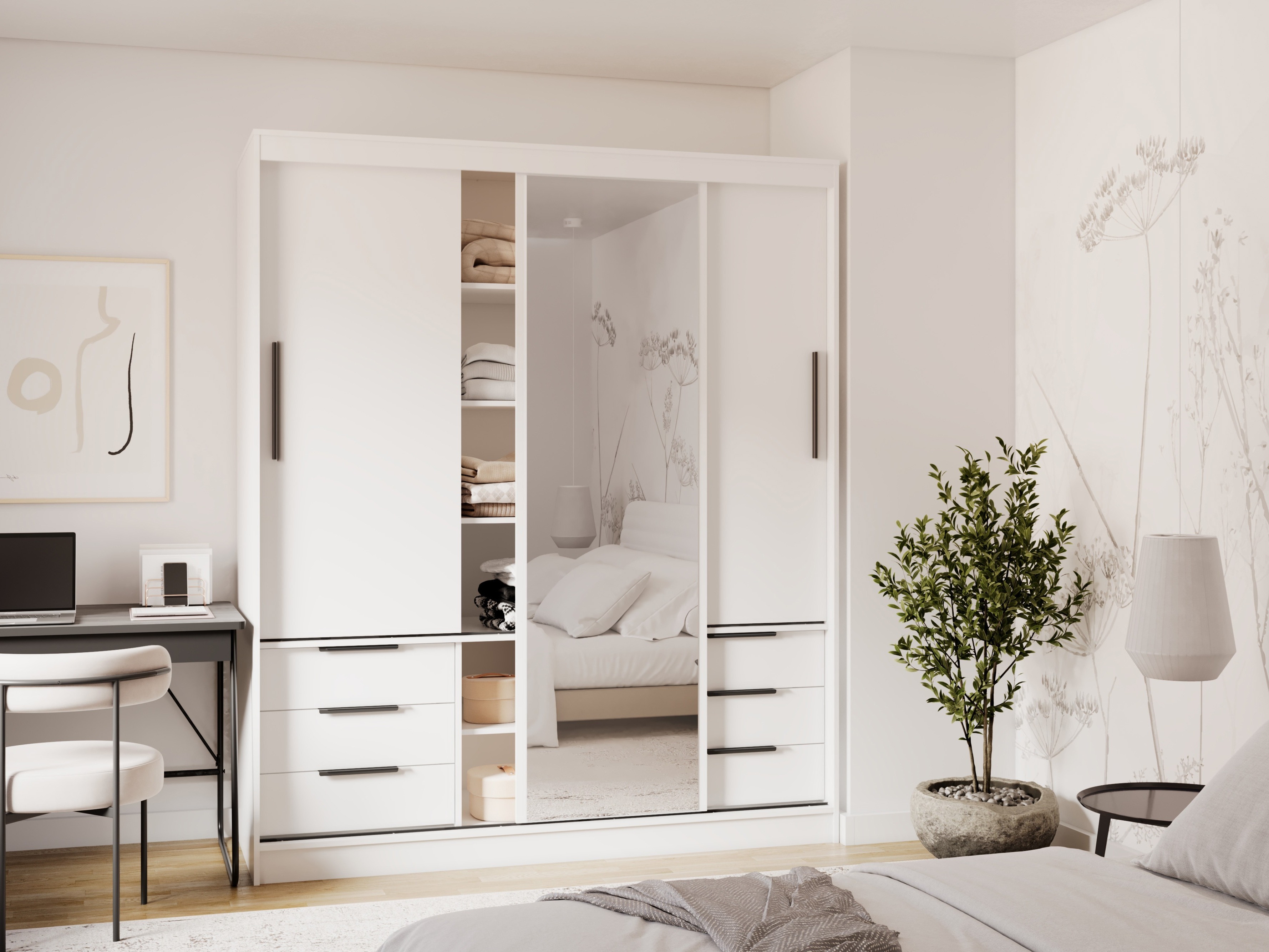 Armadio Fresno 184 (Bianco)