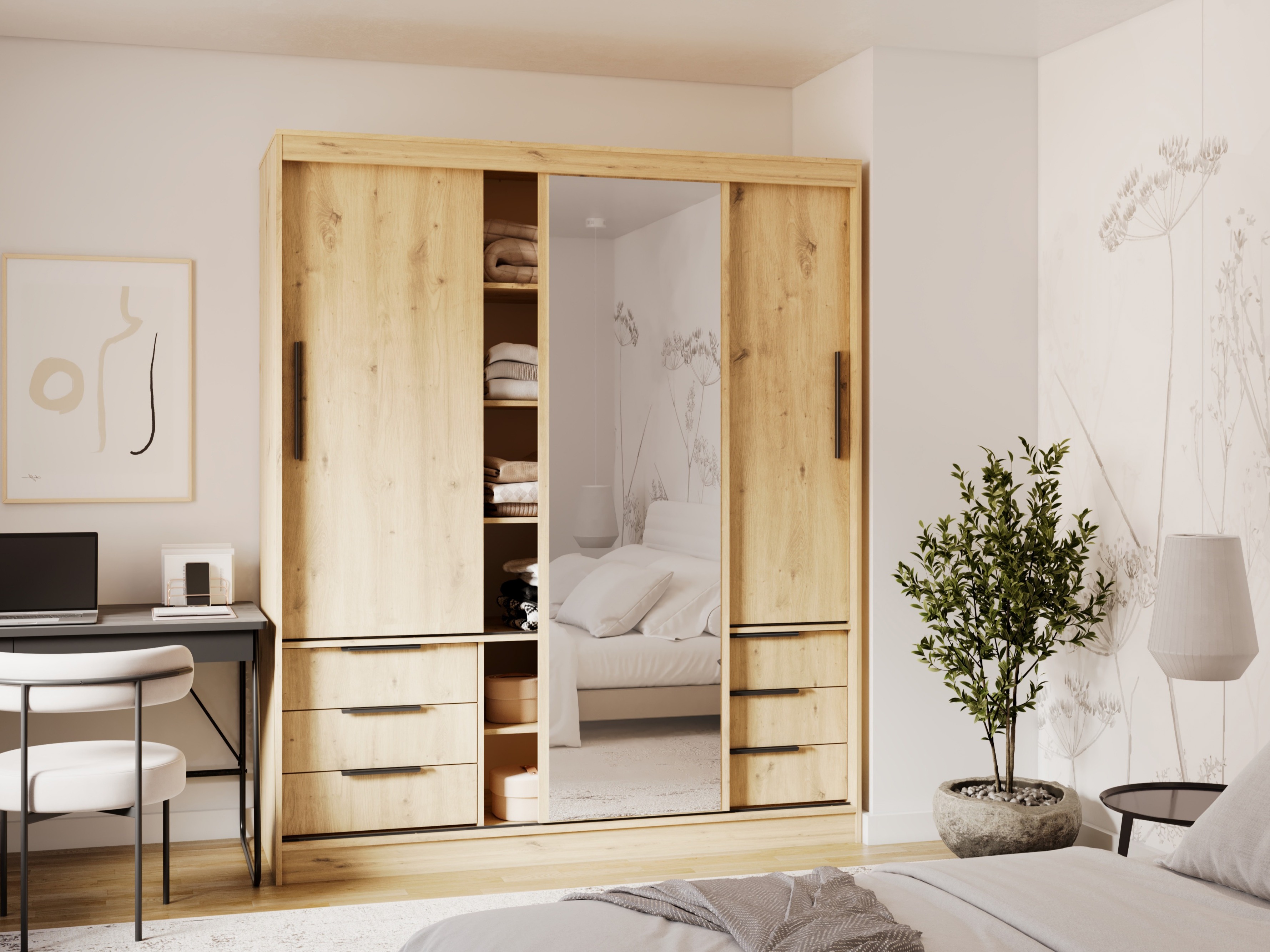 Armadio Fresno 184 (Rovere Artisan)