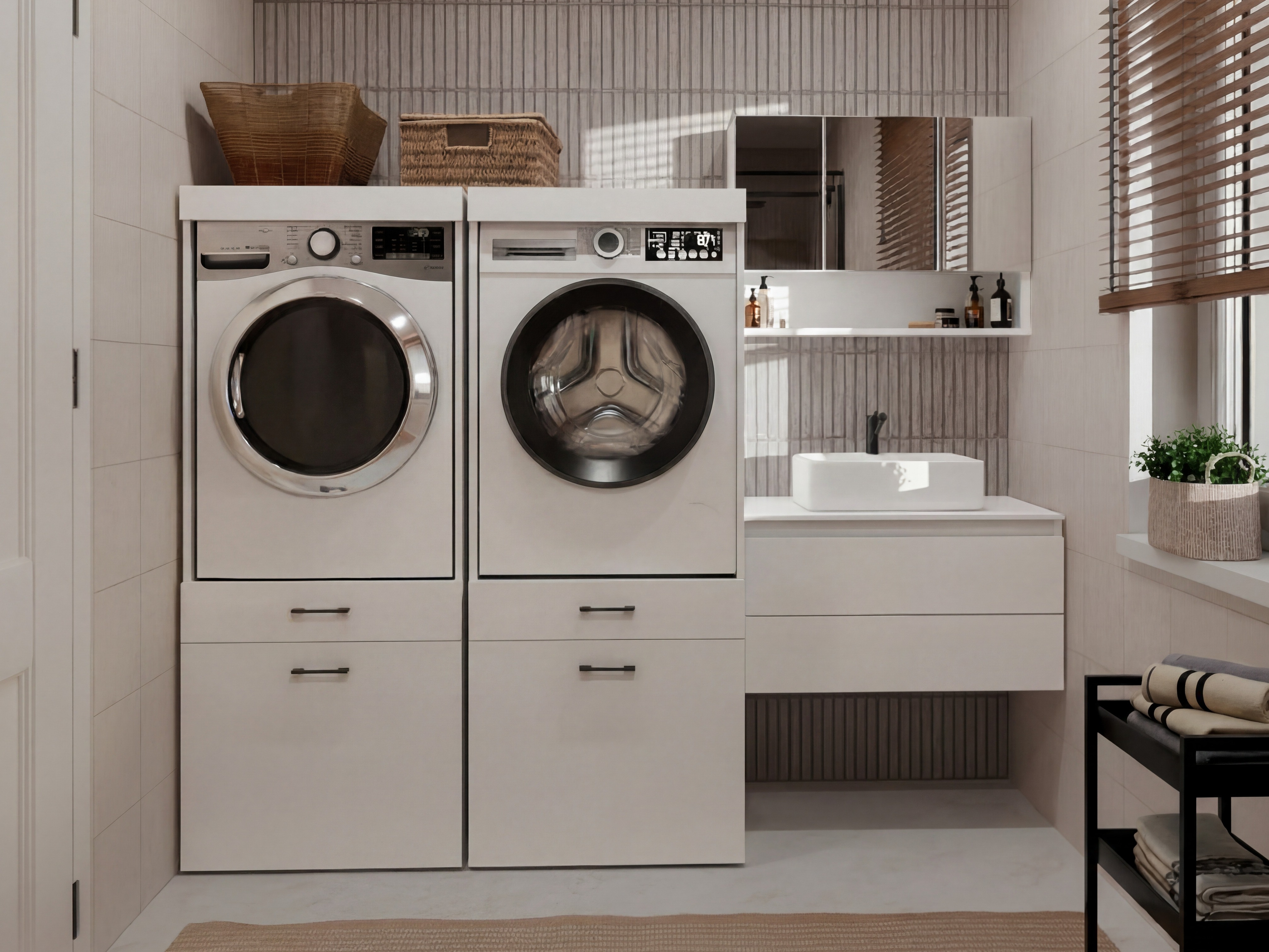 Mensola del bagno Balelbo 110 (Bianco)