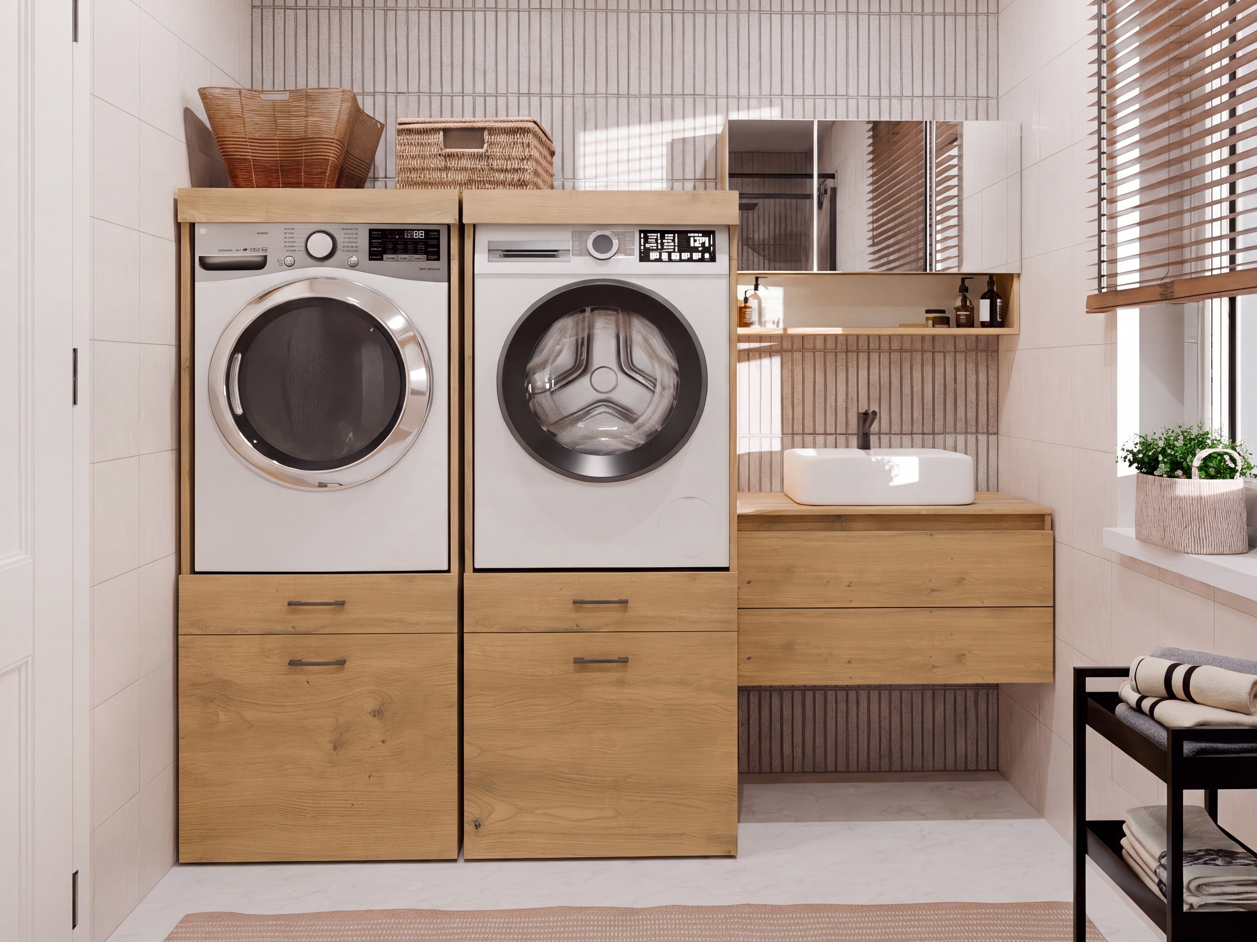 Mensola del bagno Balelbo 110 (Rovere Artisan)