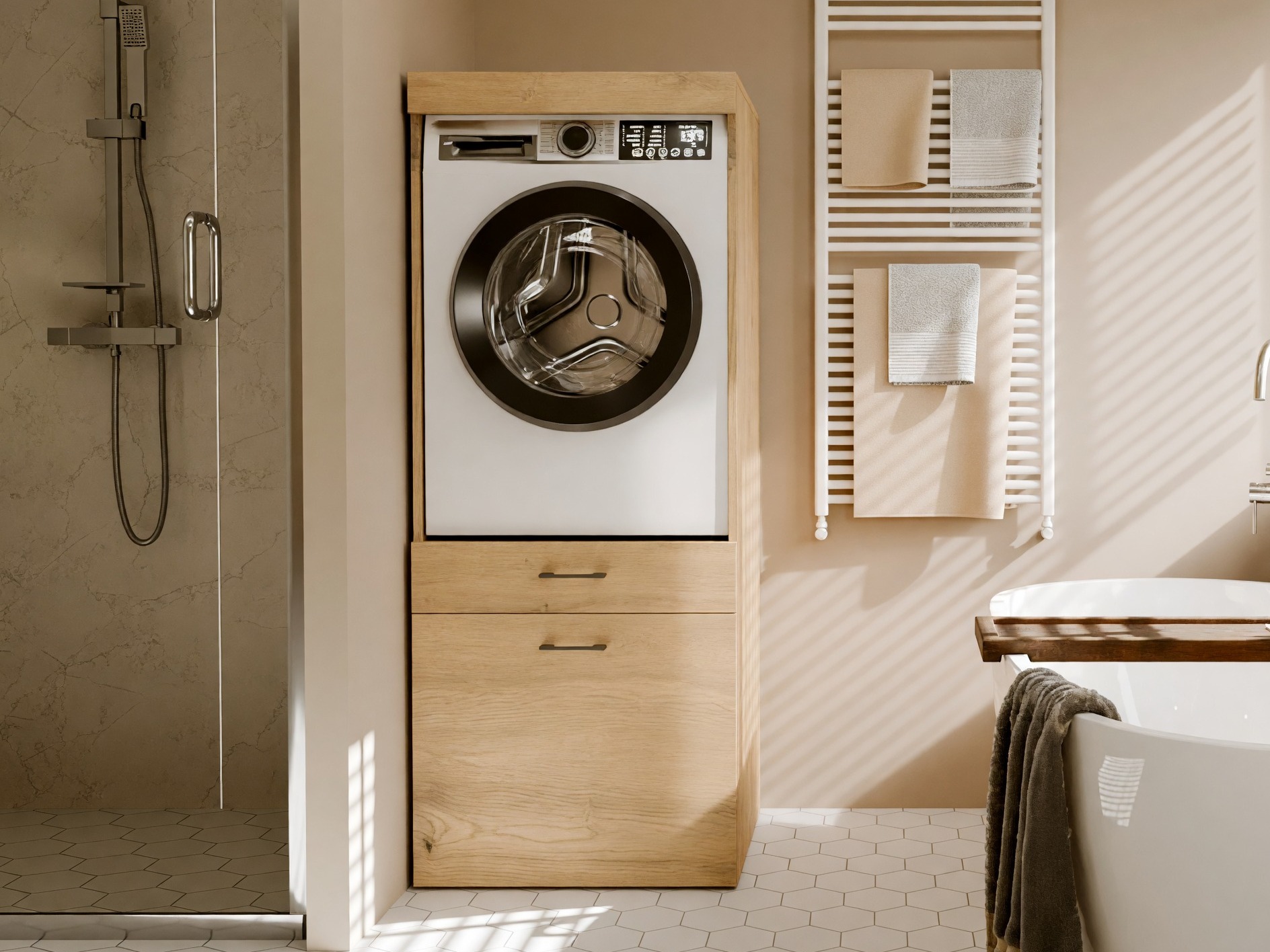 Mensola del bagno Balelbo 110 (Rovere Artisan)
