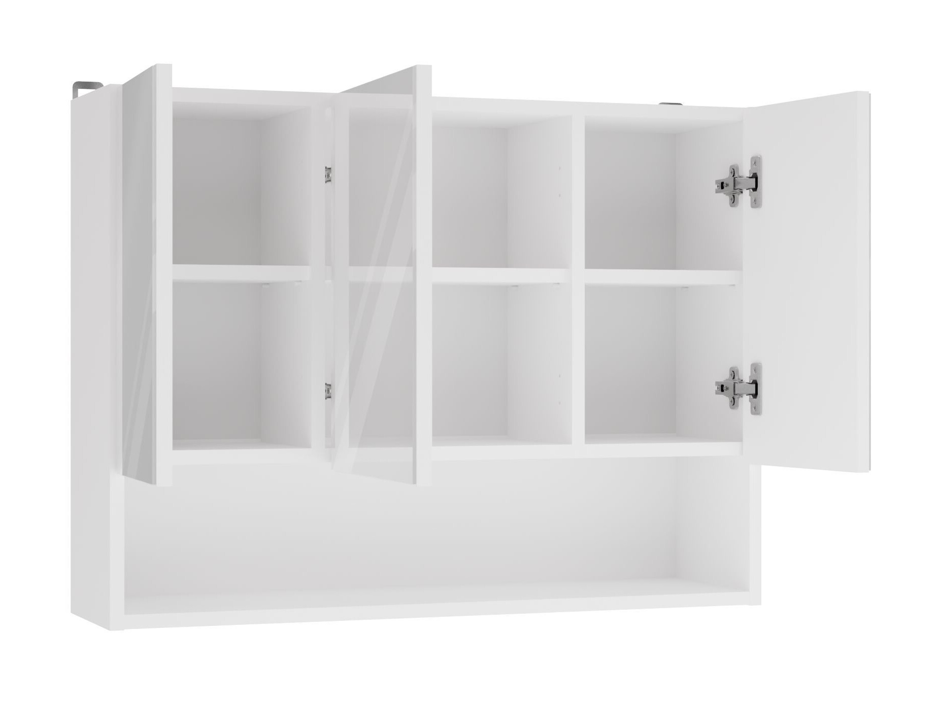 Armadietto a specchio da bagno Balelbo 113 (Bianco)