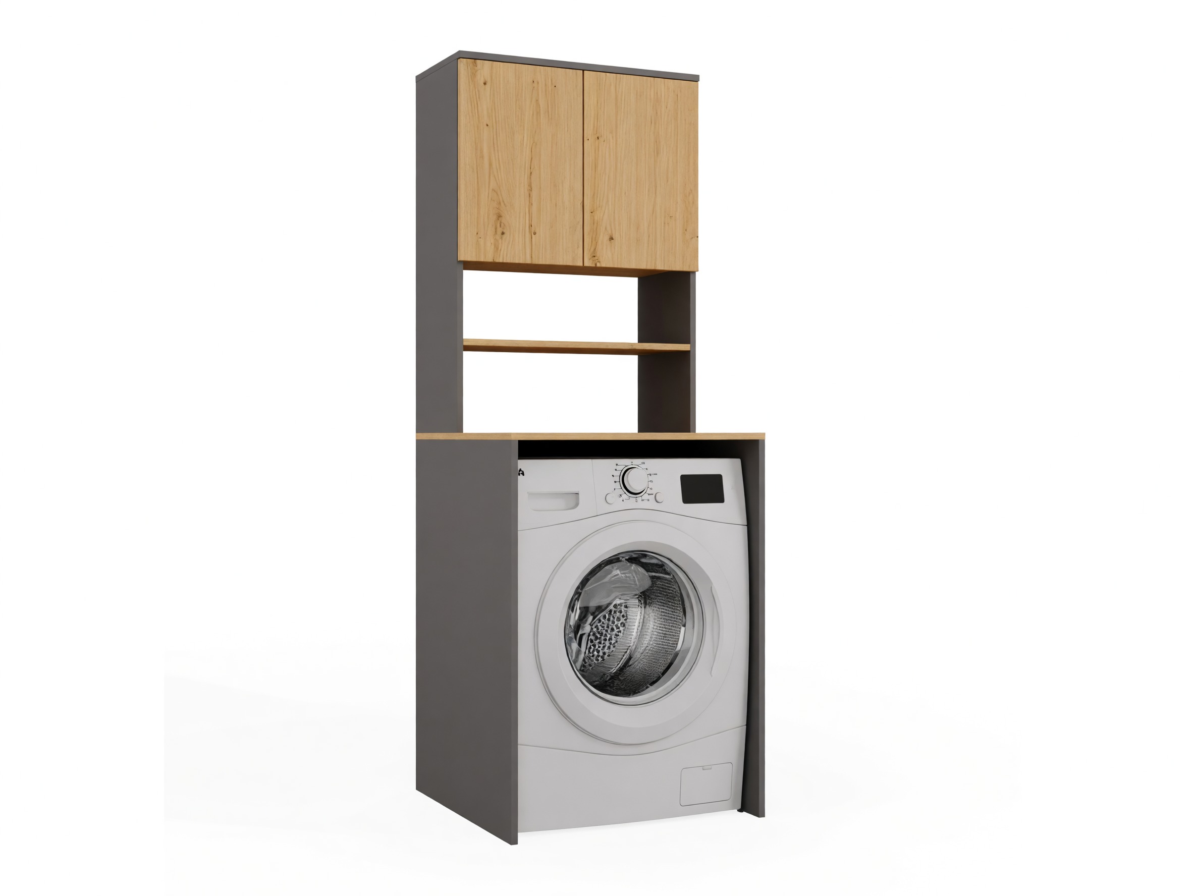 Mensola del bagno Balelbo 112 (Antracite + Rovere Artisan)