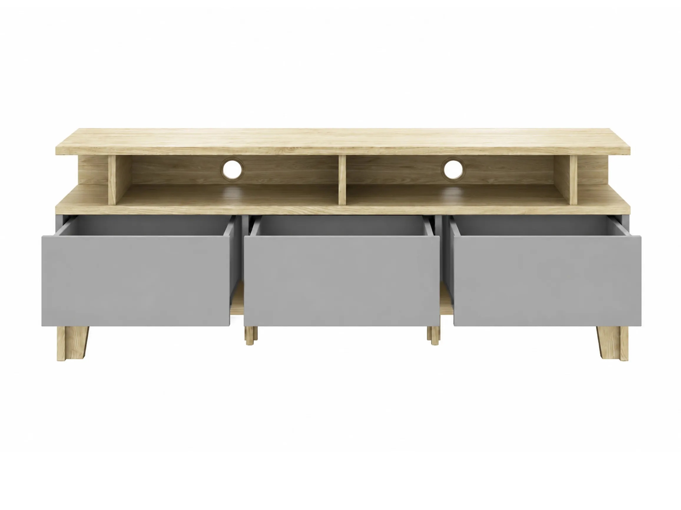 Parete attrezzata Evarveru 108 (Grigio)