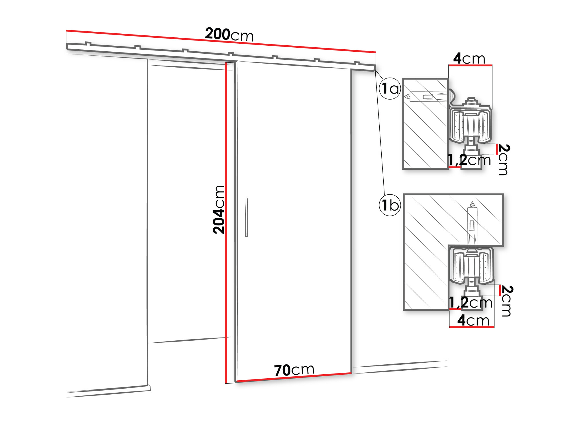 Porte scorrevoli SL5802