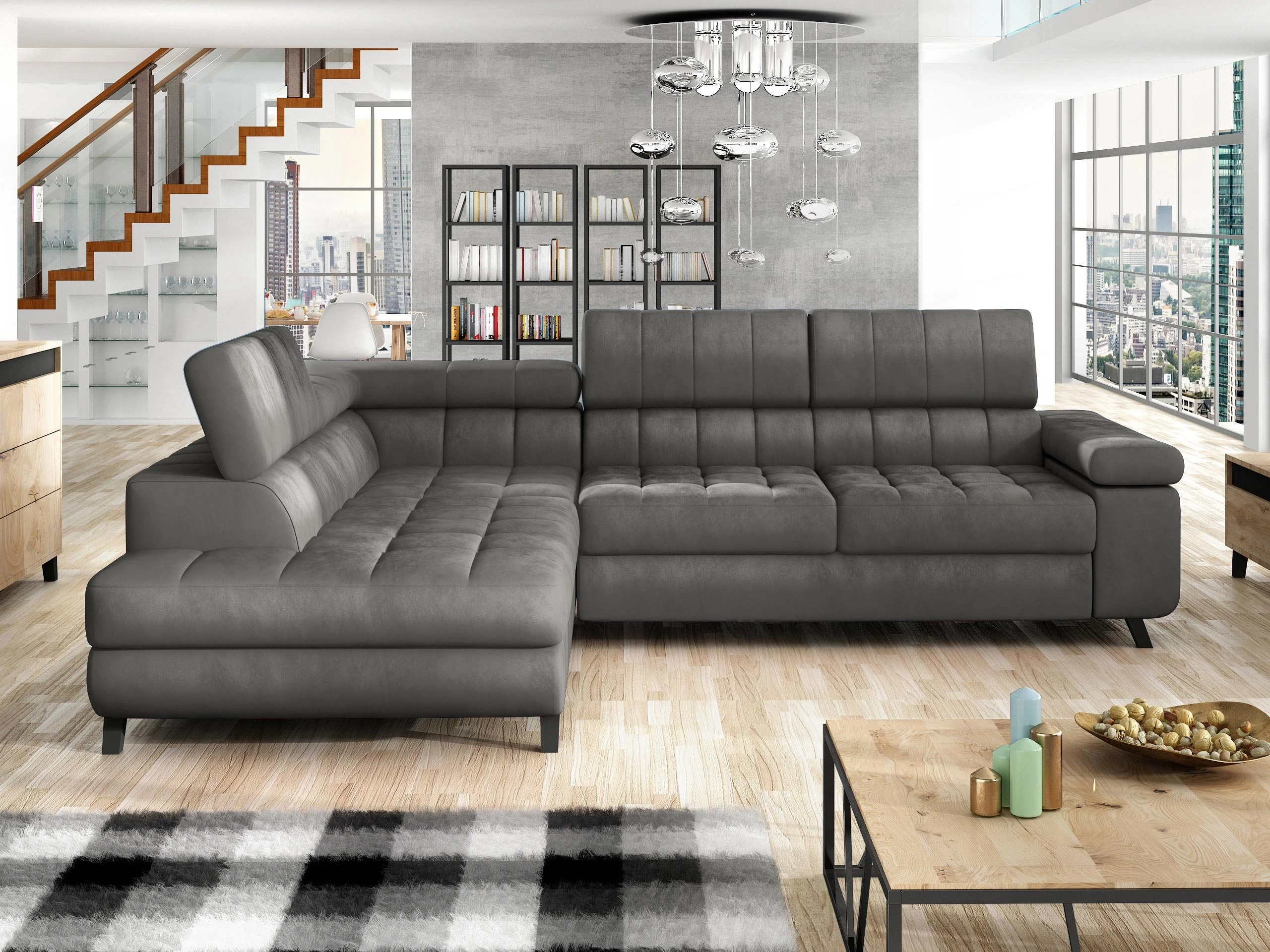 Divano angolare Comfivo Agnus (Magic Velvet 2217)