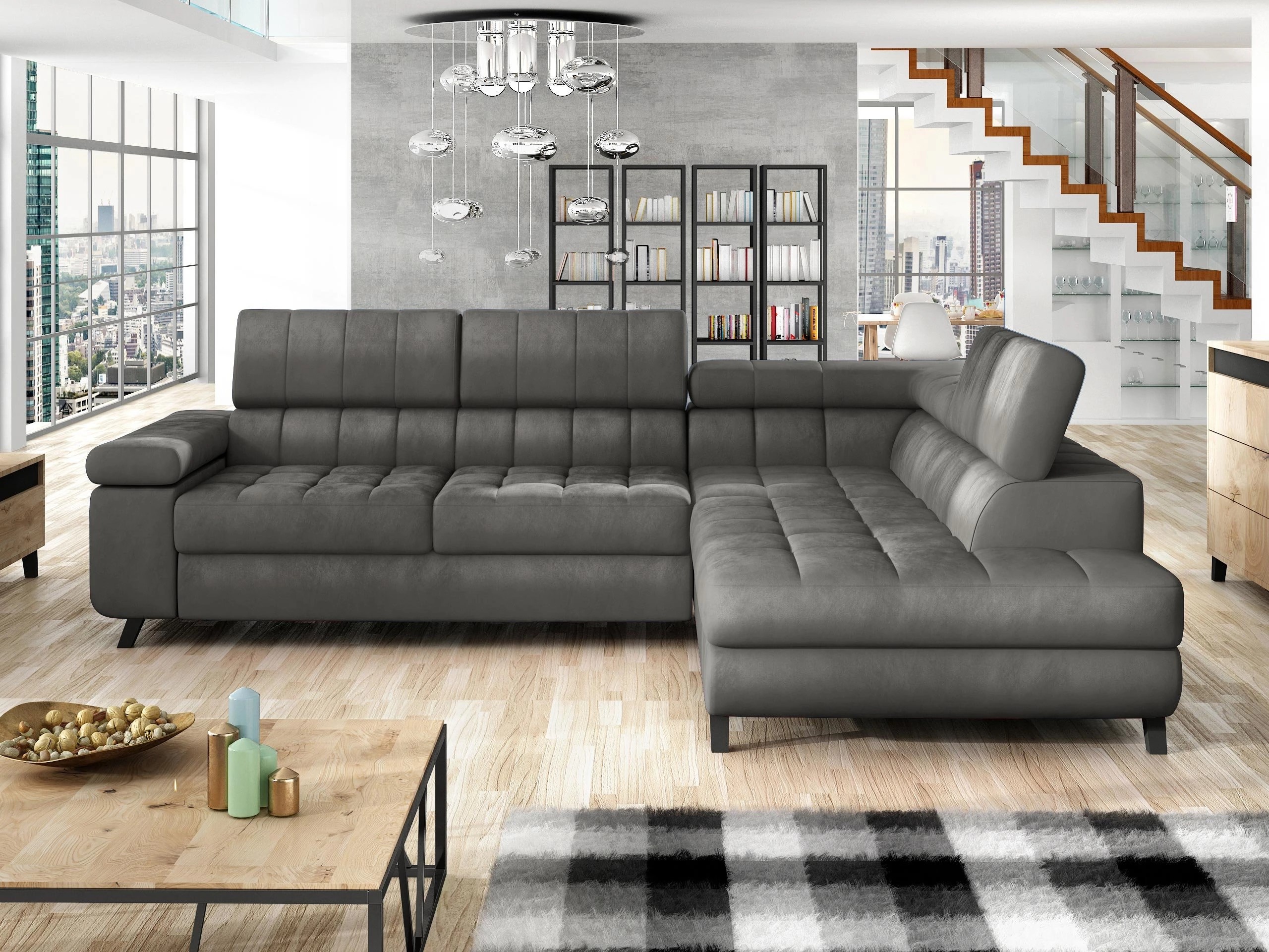 Divano angolare Comfivo Agnus (Magic Velvet 2217)