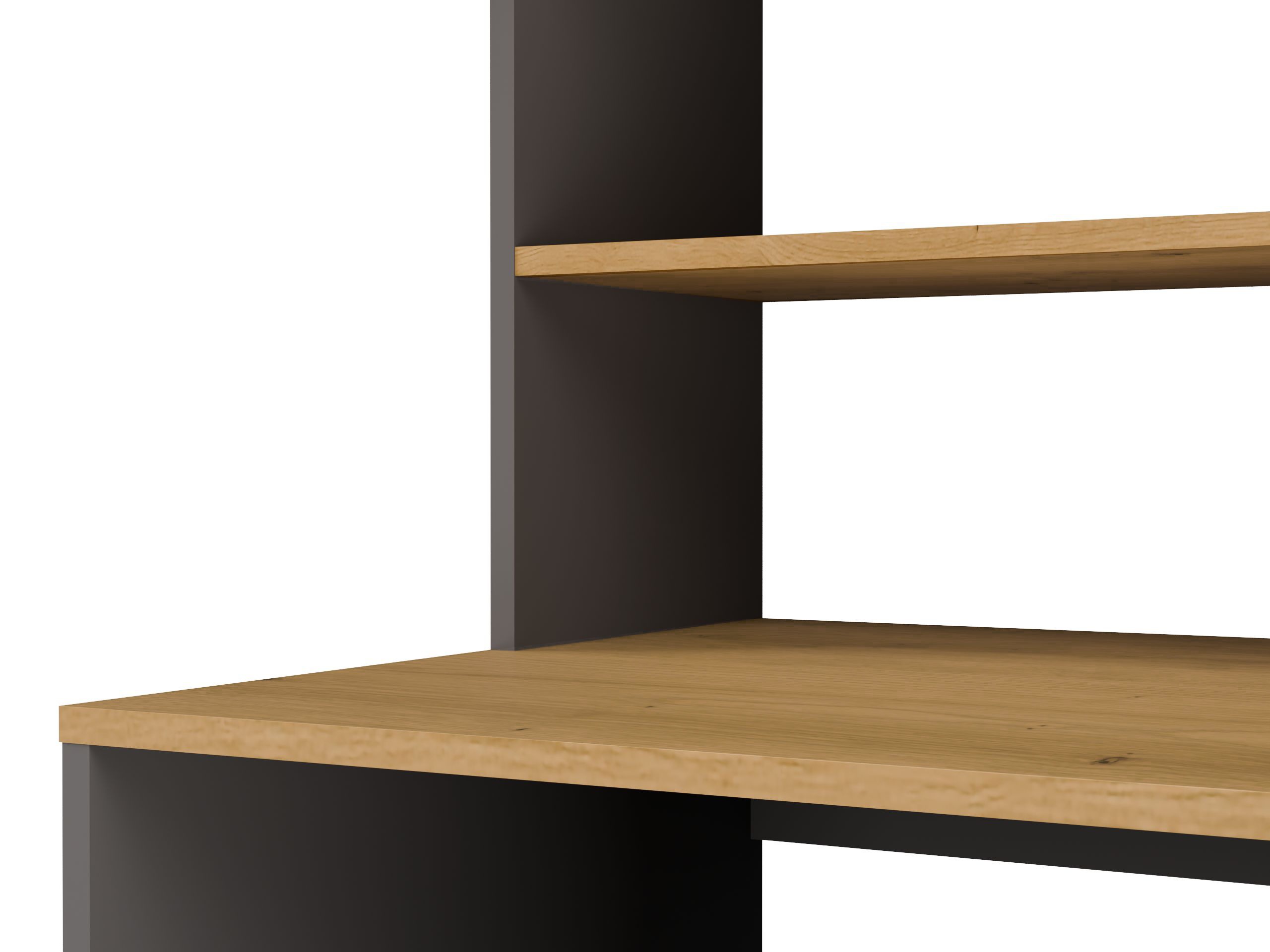 Mensola del bagno Balelbo 112 (Antracite + Rovere Artisan)