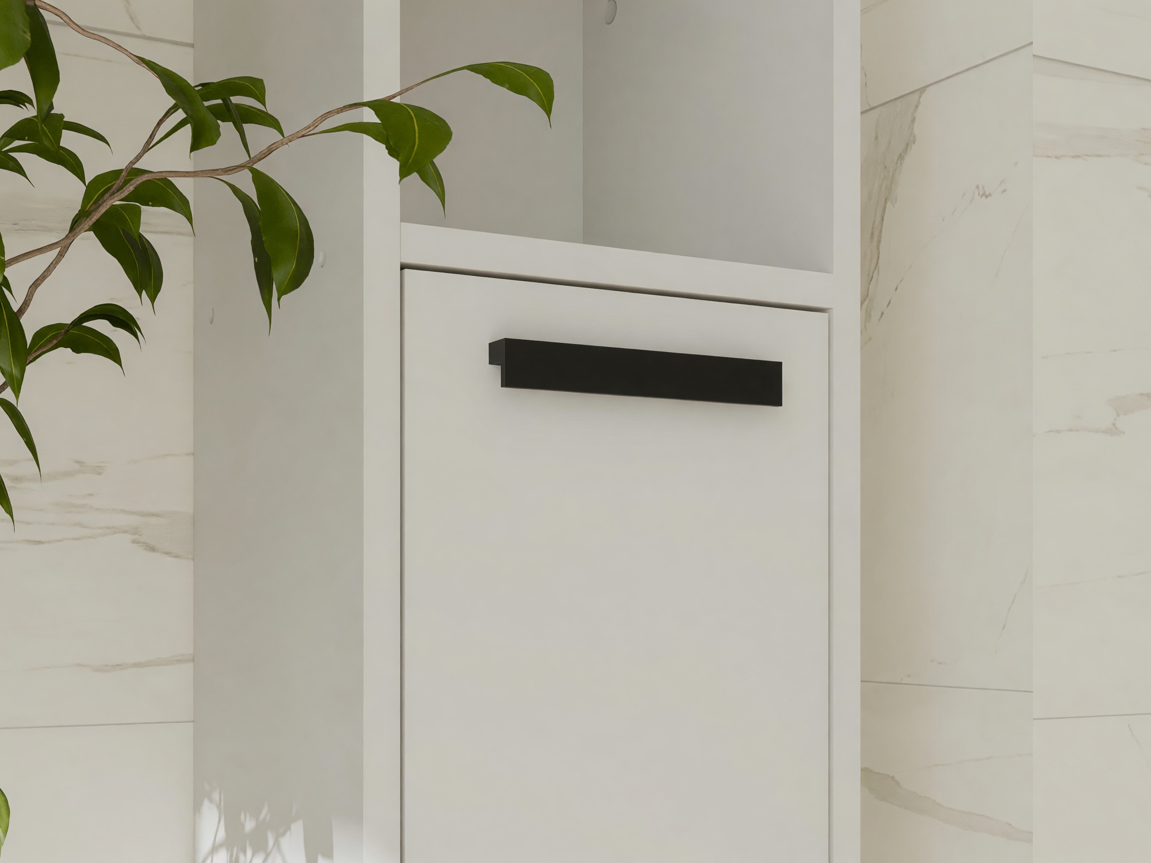 Mensola del bagno Mandeville 381 (Bianco)