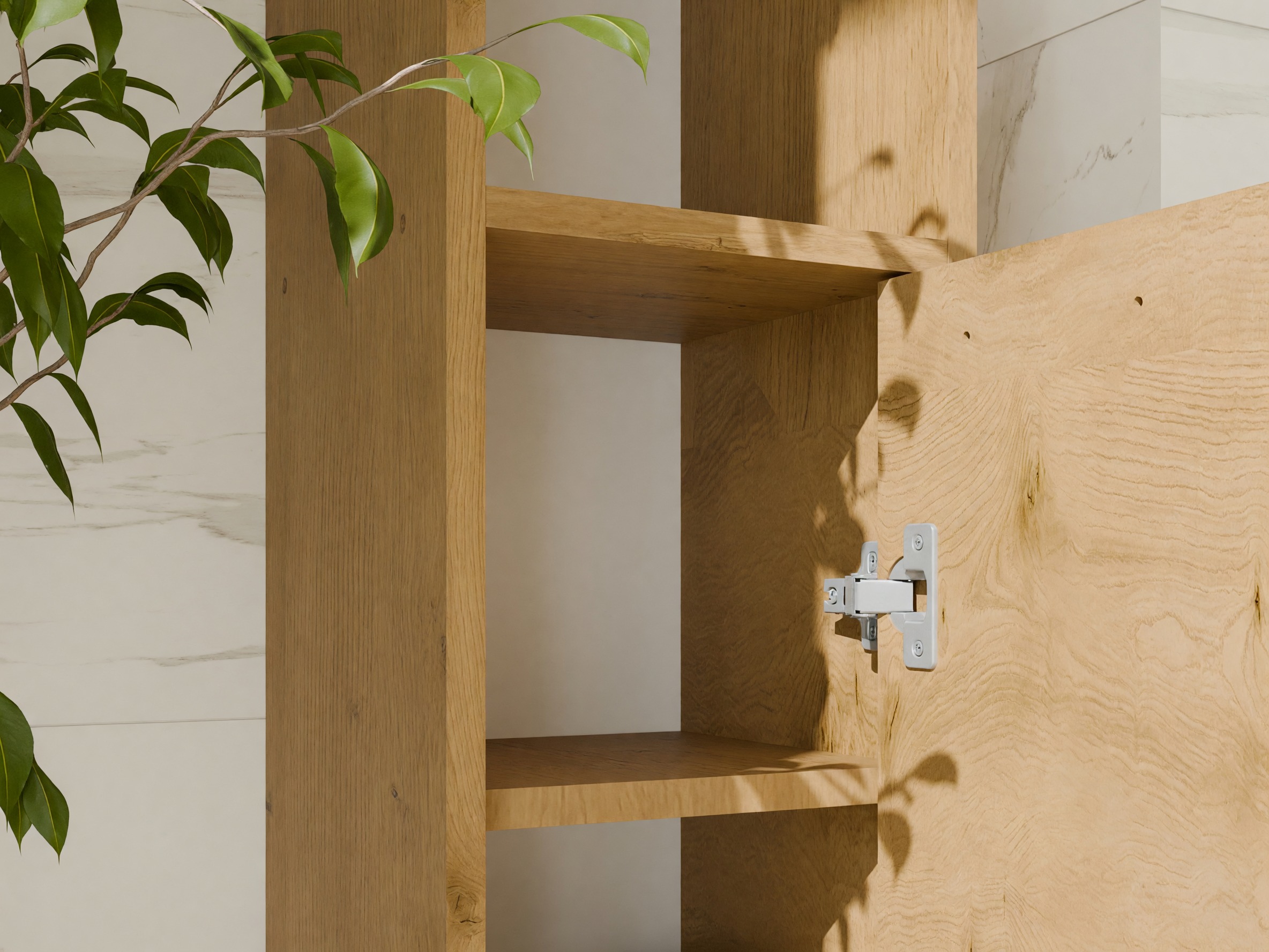 Mensola del bagno Mandeville 381 (Rovere Artisan)