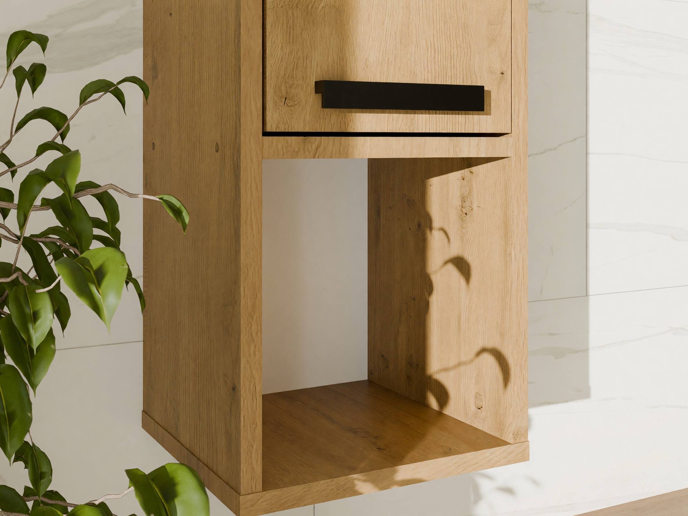 Mobiletto del bagno Mandeville 382 (Rovere Artisan)