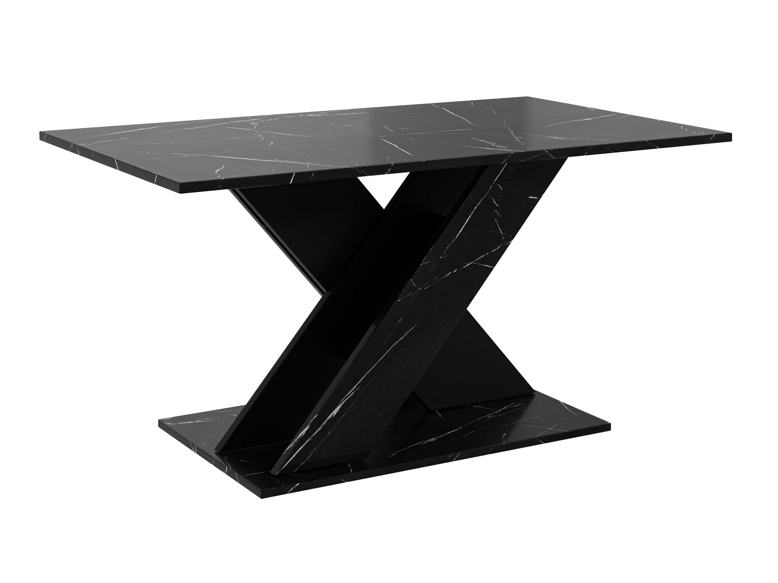 Tavolino da caffè Goodyear 140 (Marmo nero + Nero)