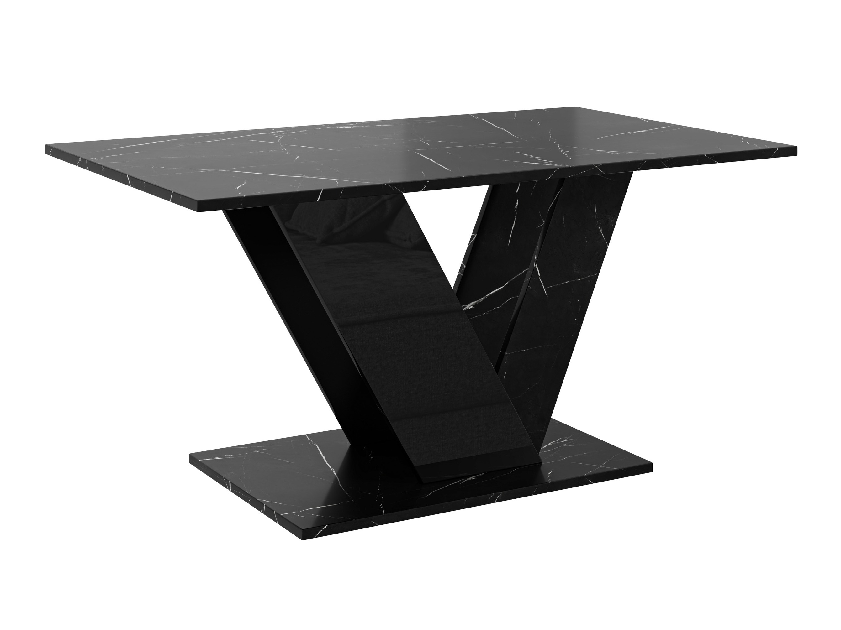 Tavolino da caffè Goodyear 142 (Marmo nero + Nero)