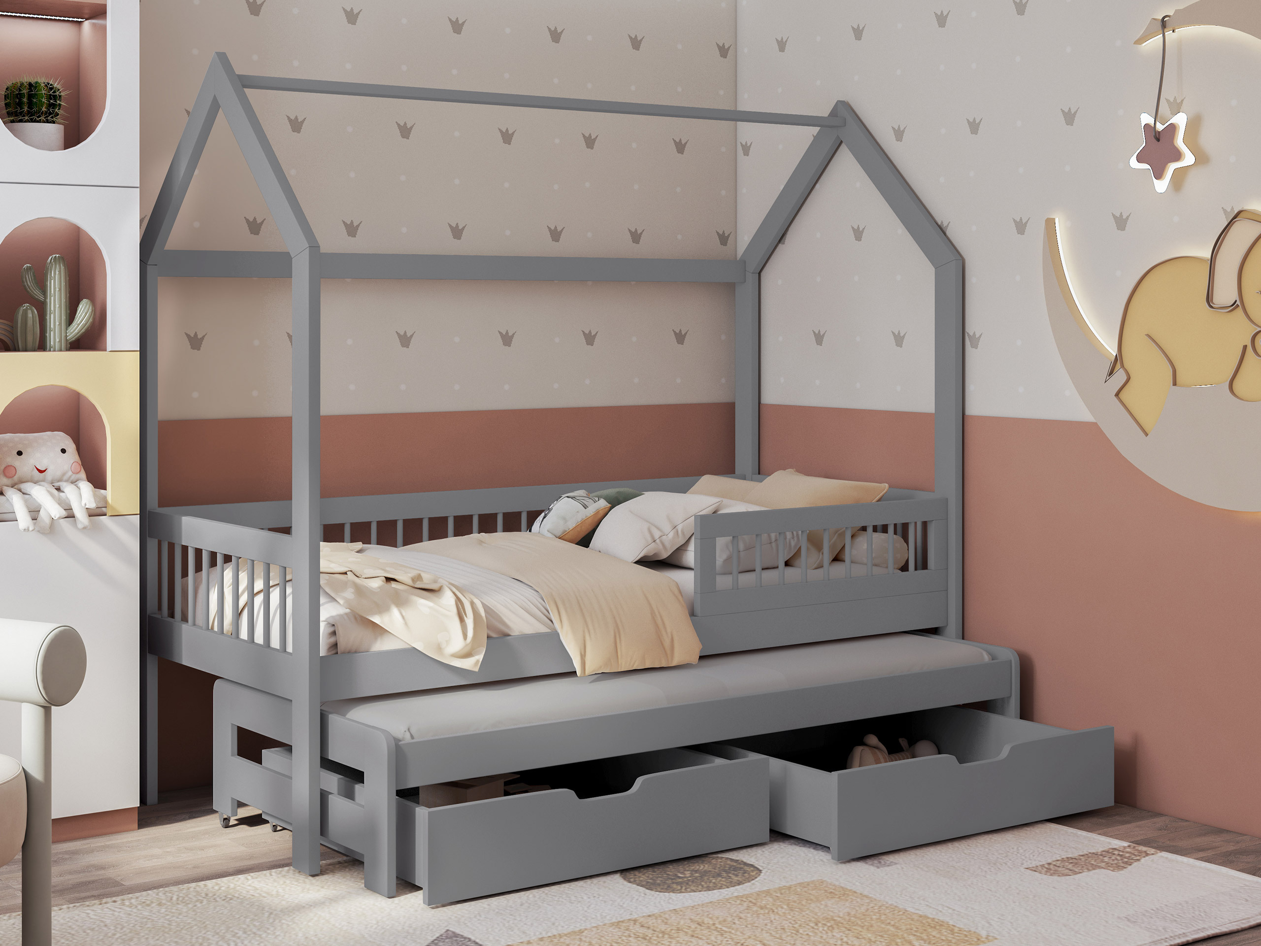 Letto Henderson 166 (Grigio)