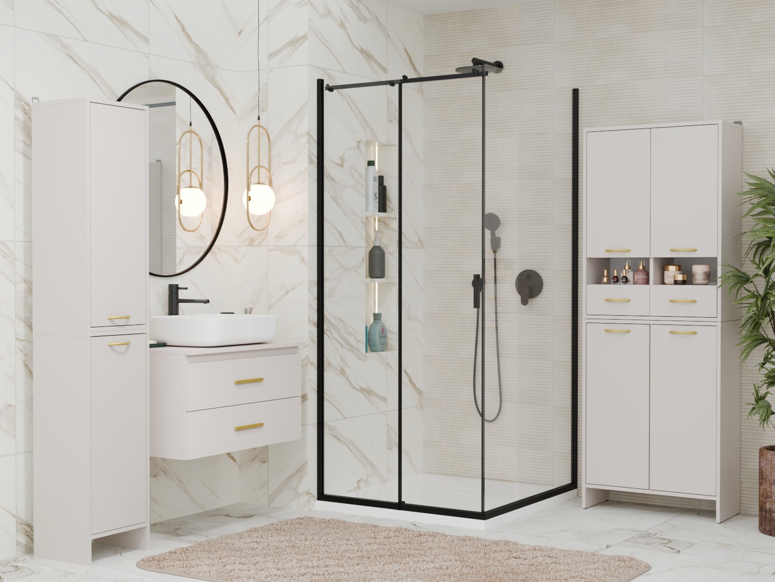 Mobiletto del bagno Servou 117 (Cachemire)