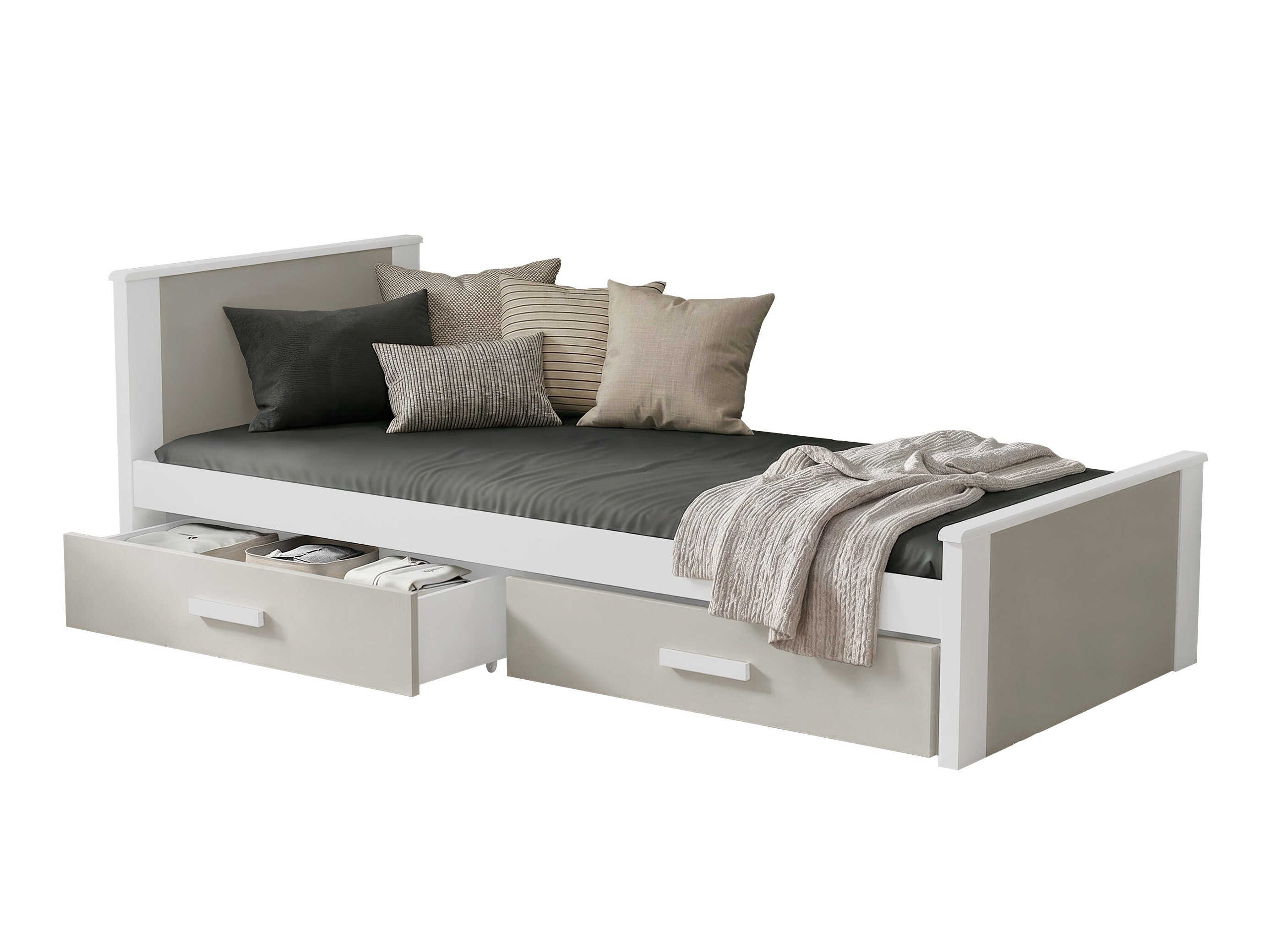 Letto Henderson 116 (Bianco + Cachemire)