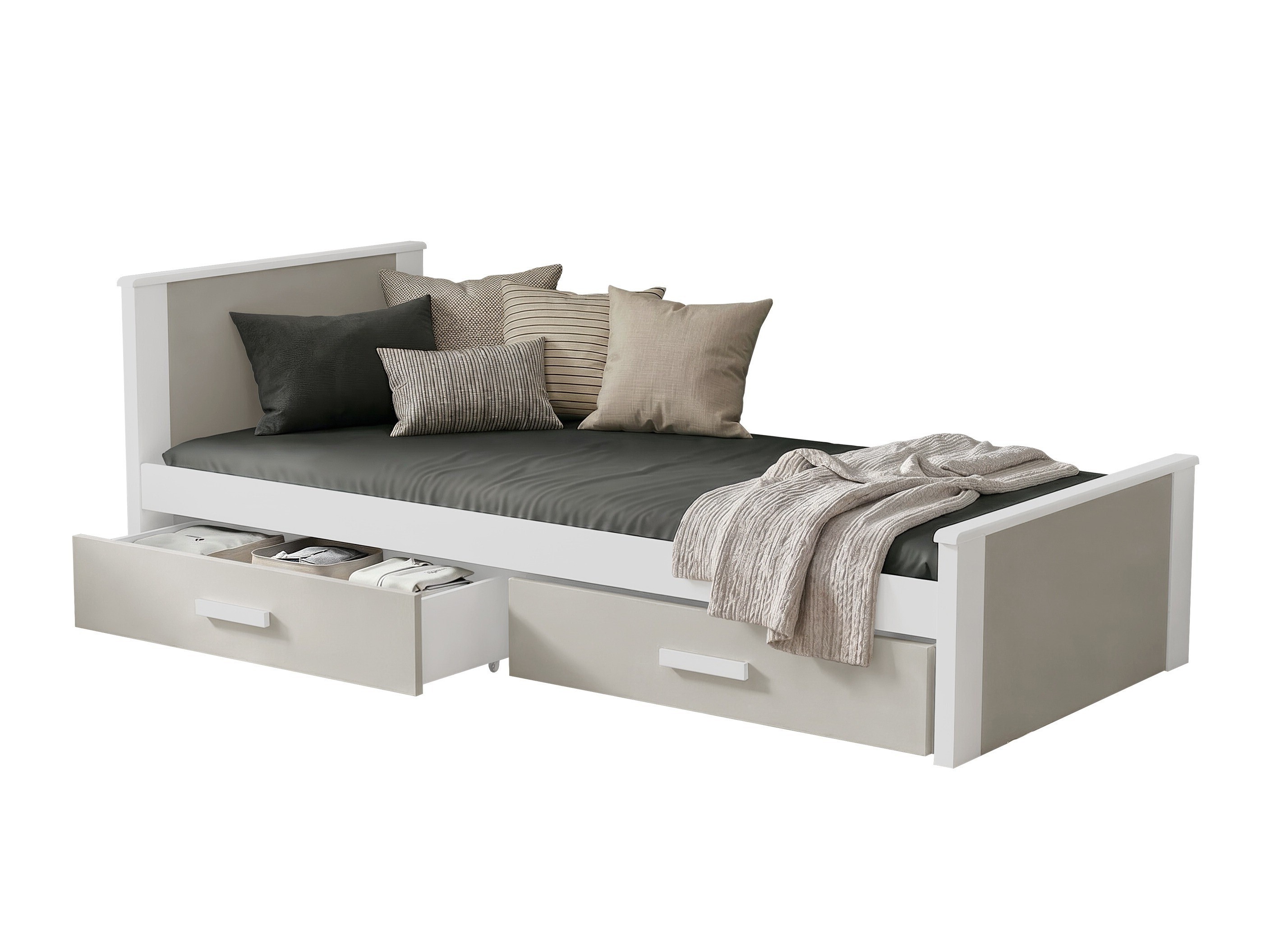 Letto Henderson 116 (Bianco + Cachemire)
