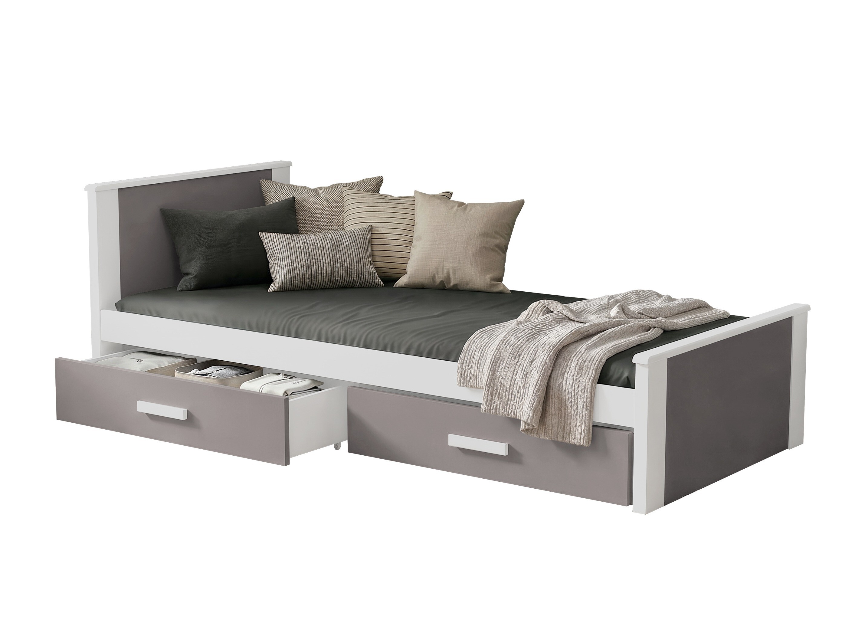 Letto Henderson 116 (Bianco + Tartufo)