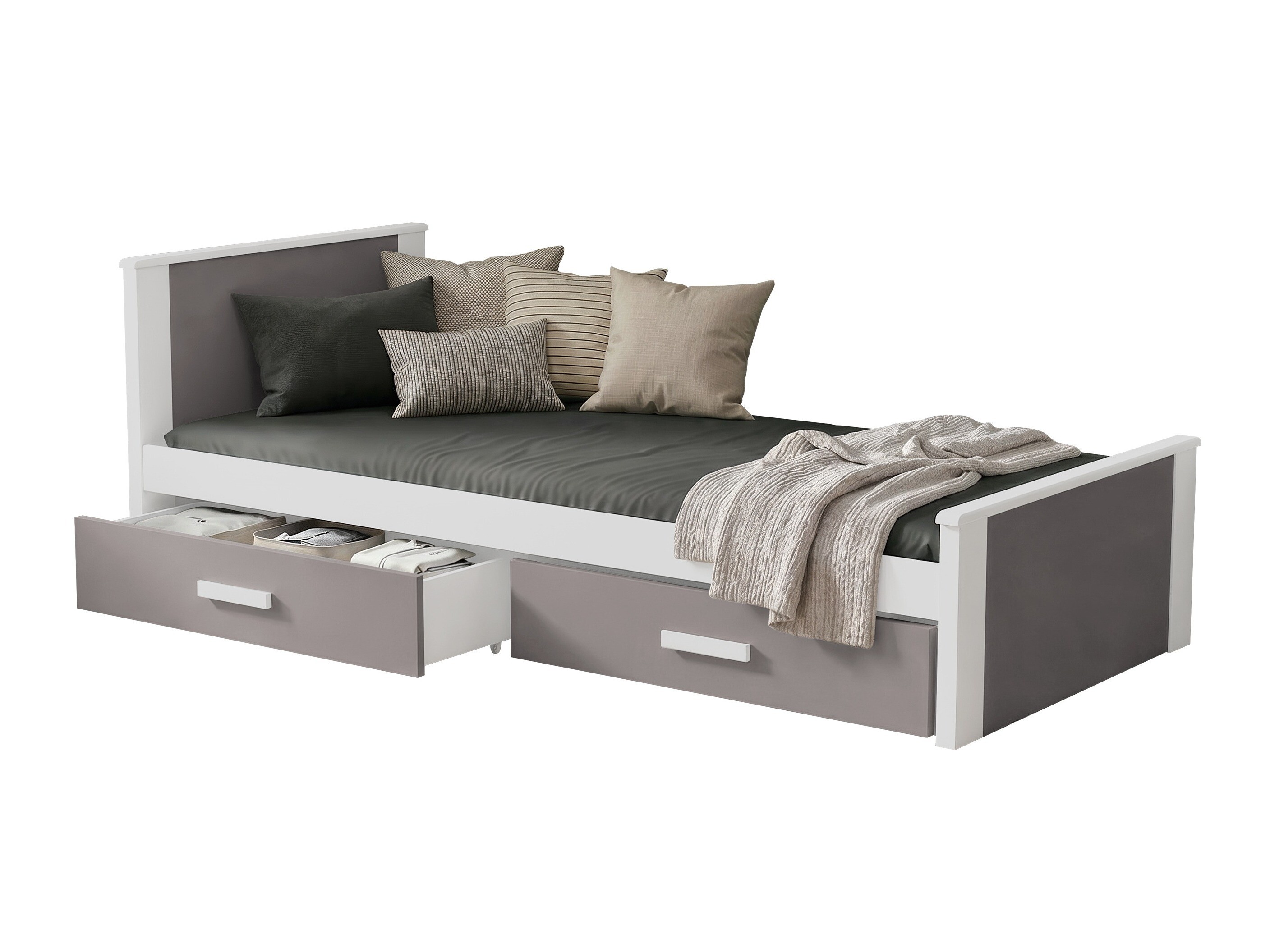 Letto Henderson 116 (Bianco + Tartufo)