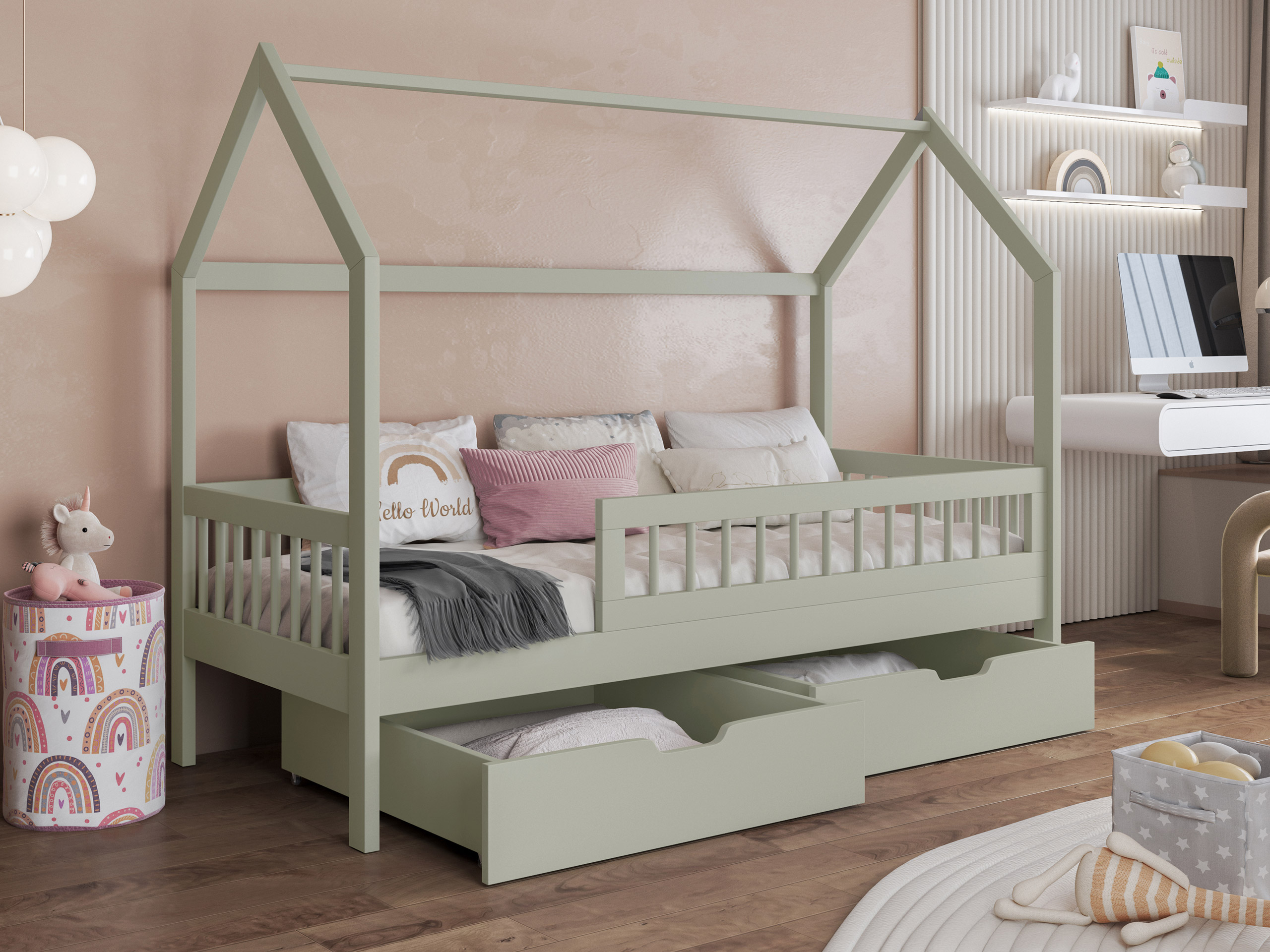 Letto Henderson 167 (Olivo chiaro)