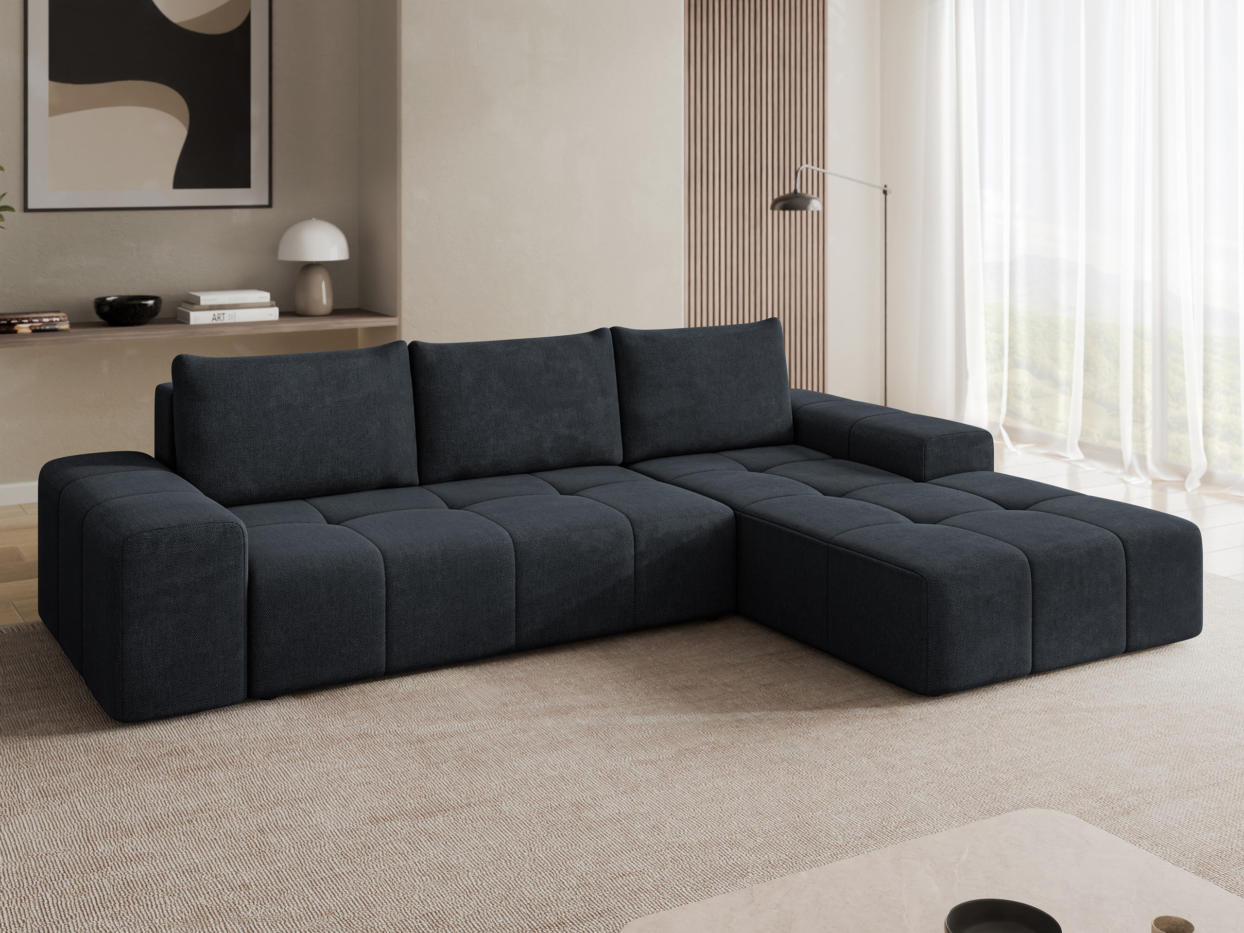 Divano angolare Comfivo 591 (Spirit Black)