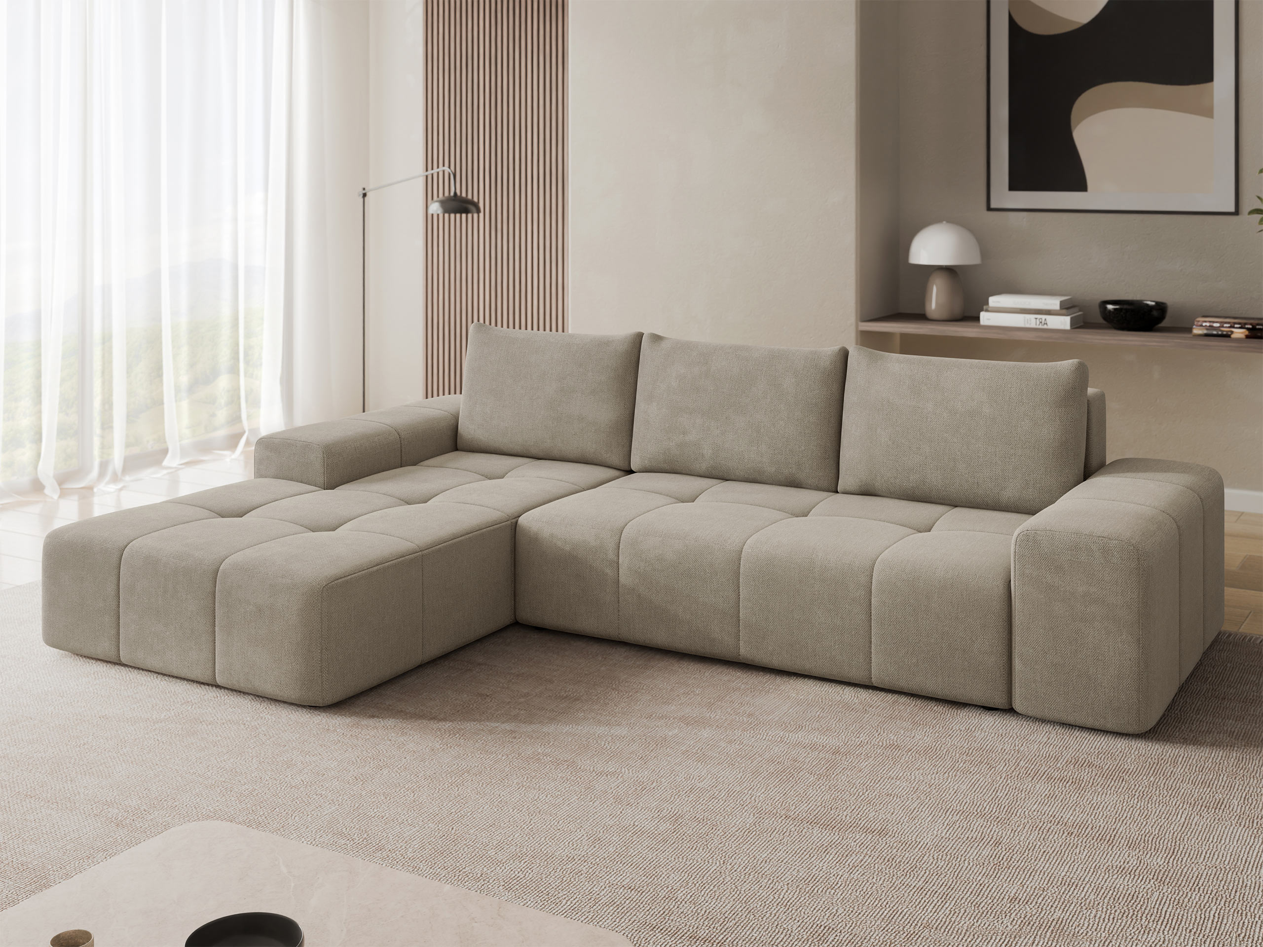 Divano angolare Comfivo 591 (Spirit Taupe)