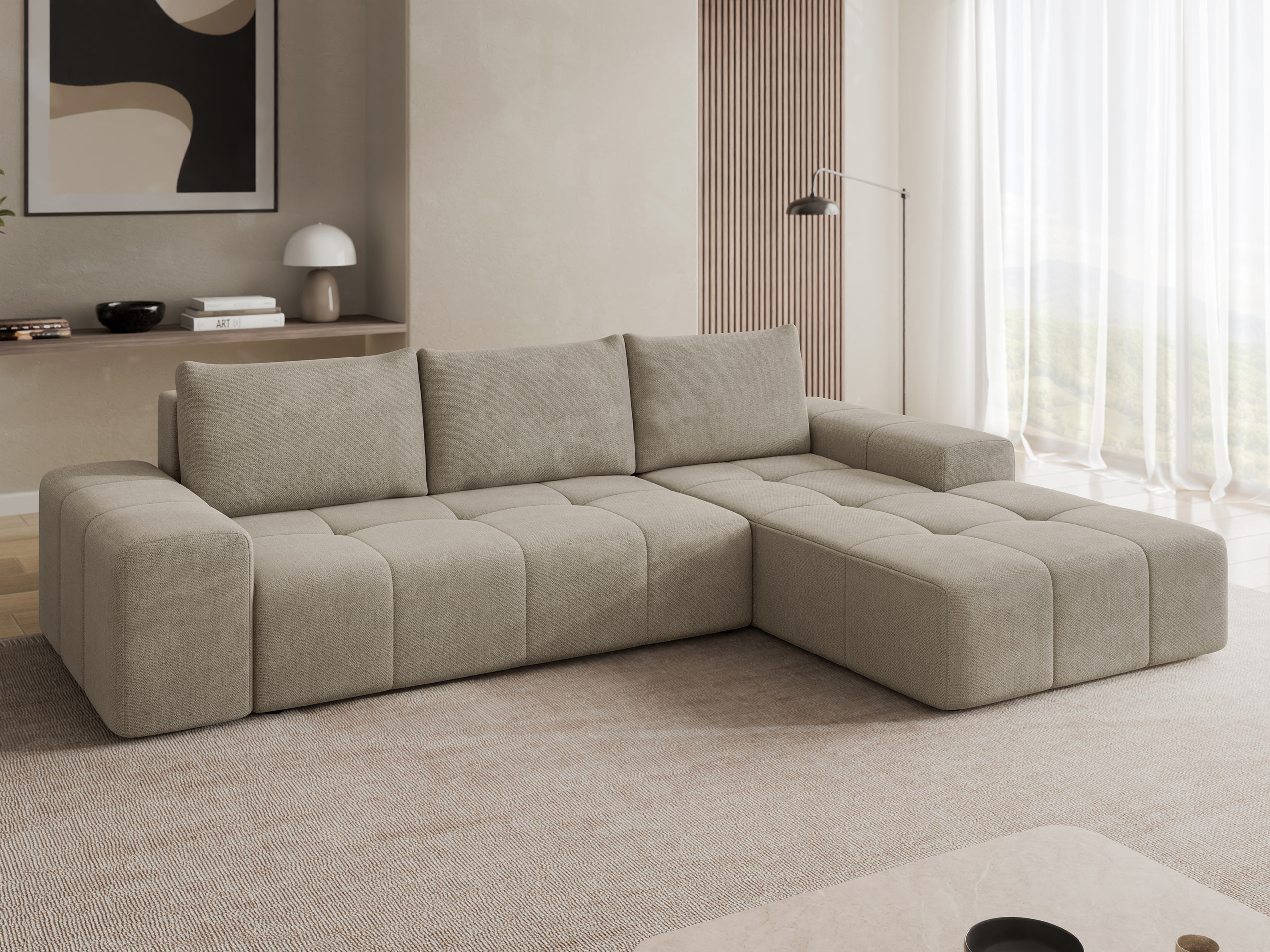 Divano angolare Comfivo 591 (Spirit Taupe)