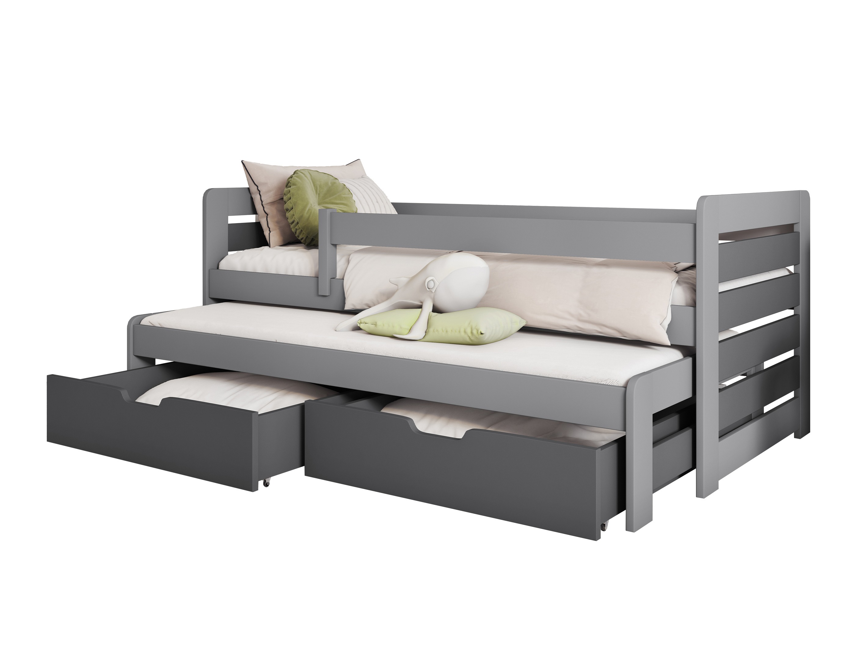 Letto Henderson 127 (Grigio + Grafite)