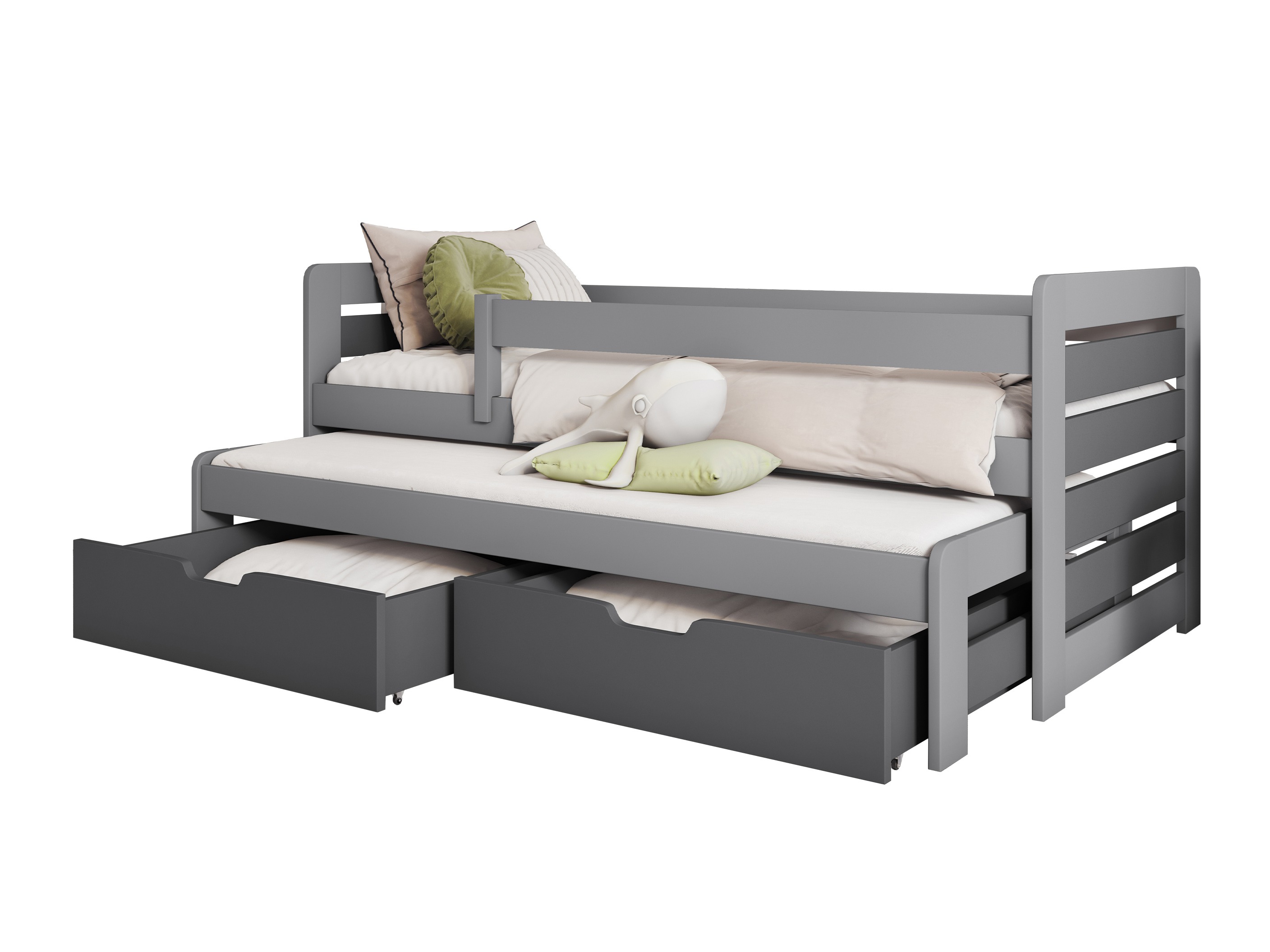 Letto Henderson 127 (Grigio + Grafite)