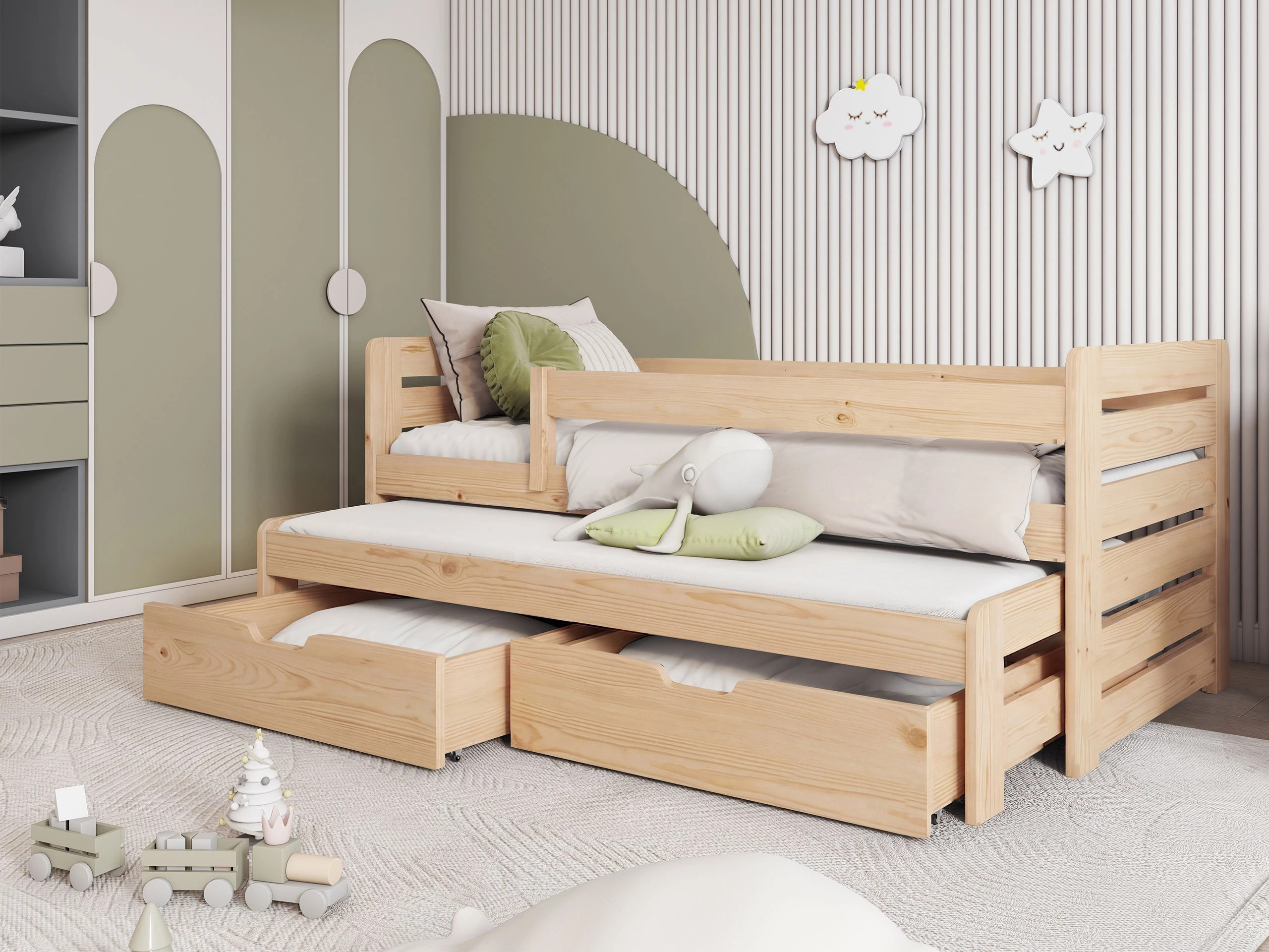 Letto Henderson 127 (Pino)