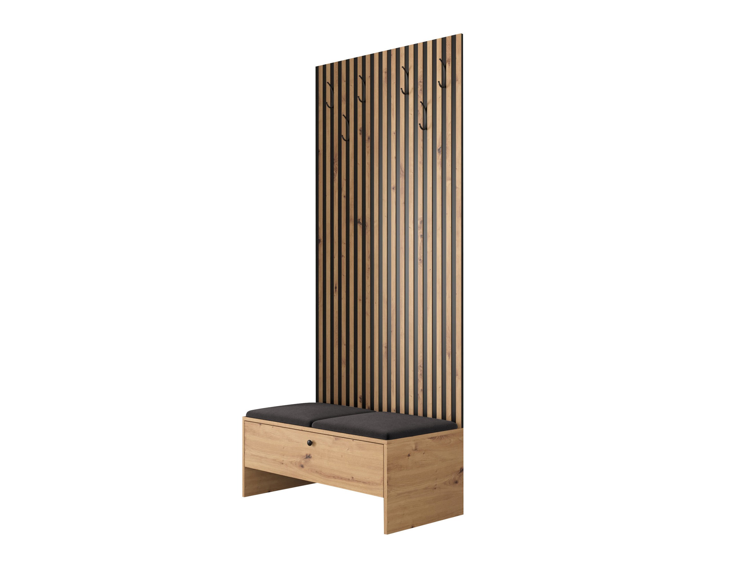 Set arredo da corridoio Donio IV (Rovere Artisan + Polo 897)