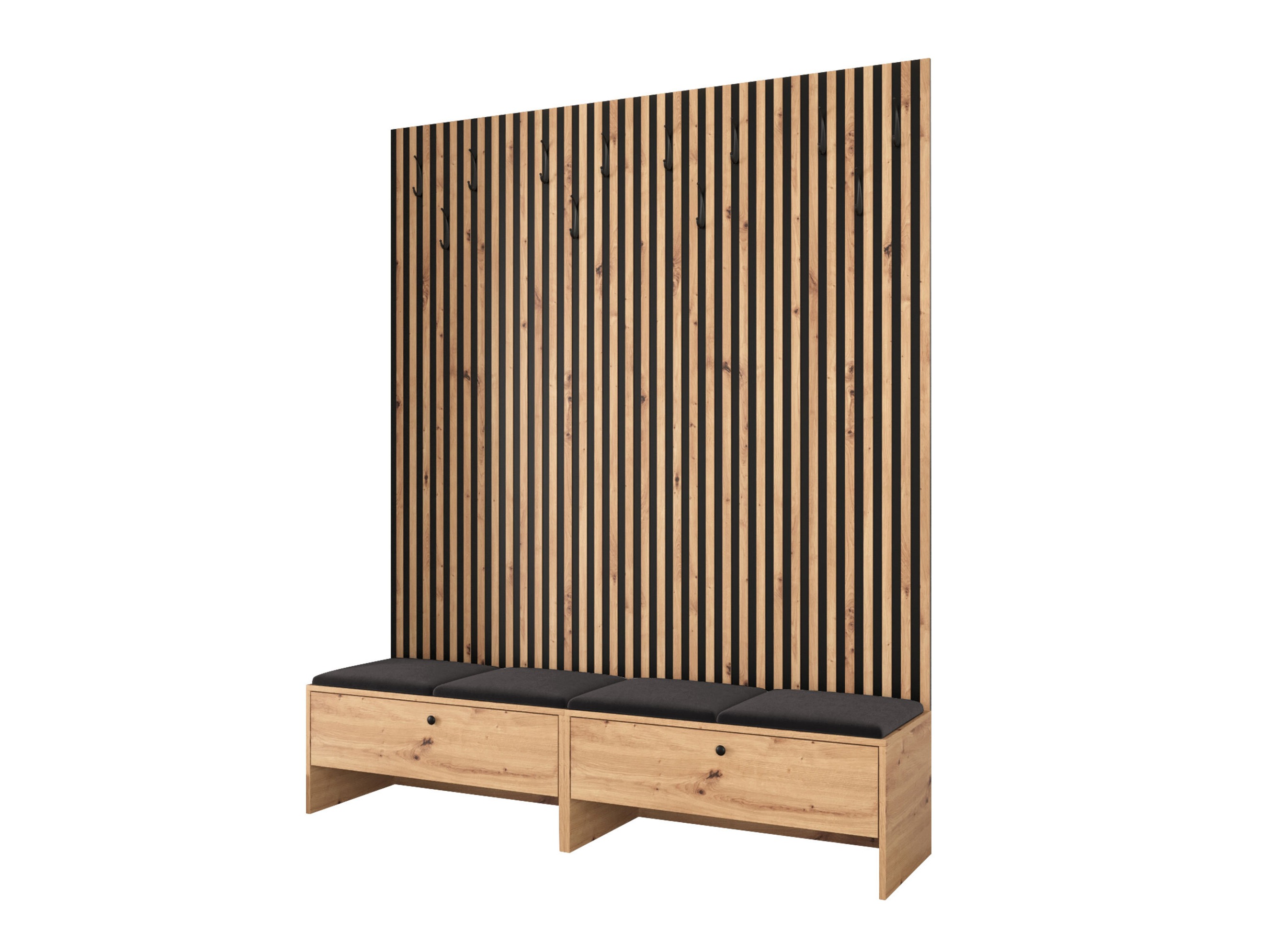 Set arredo da corridoio Donio V (Rovere Artisan + Polo 897)