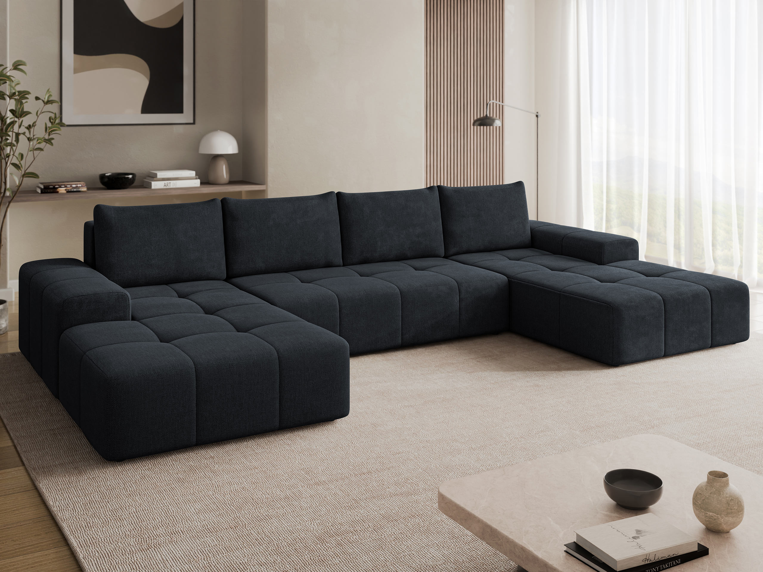 Divano angolare Comfivo Origor II (Spirit Black)