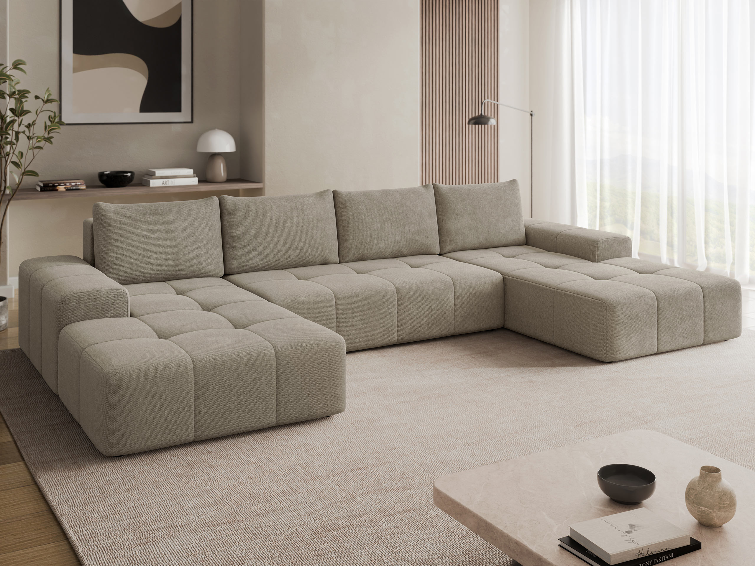 Divano angolare Comfivo Origor II (Spirit Taupe)
