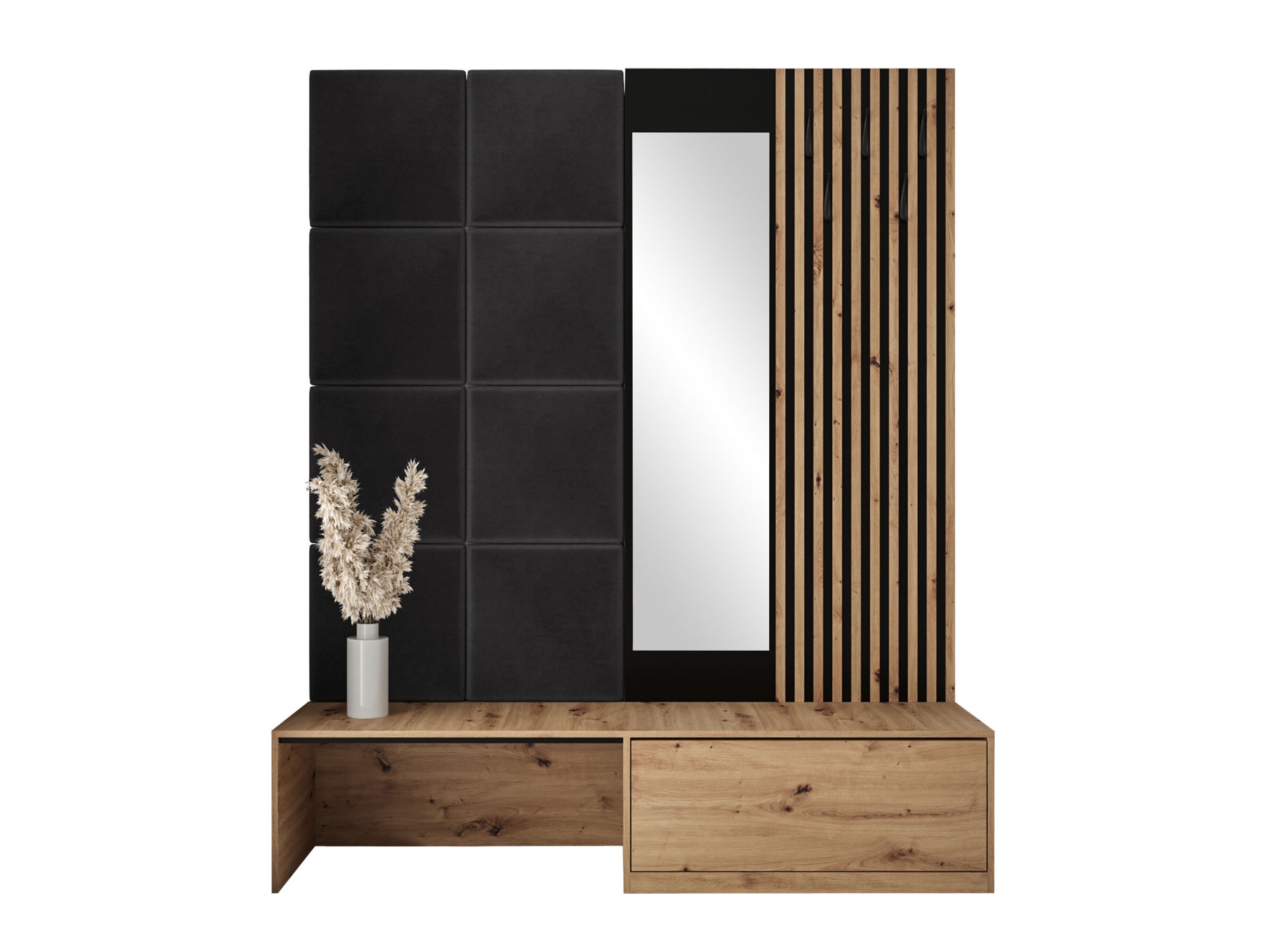 Set arredo da corridoio Fabor (Rovere Artisan + Polo 897)