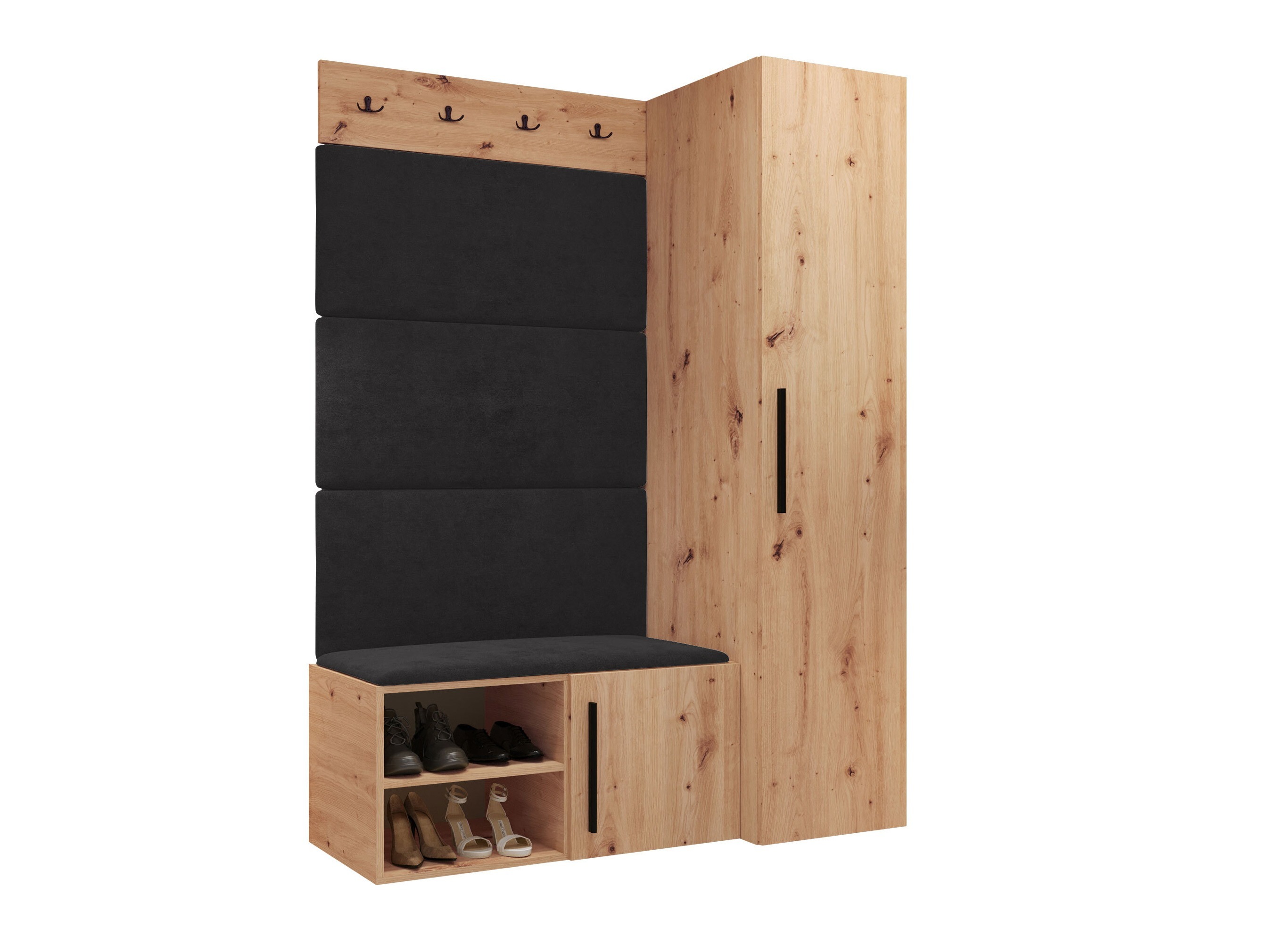 Set arredo da corridoio Nitos II (Rovere Artisan)