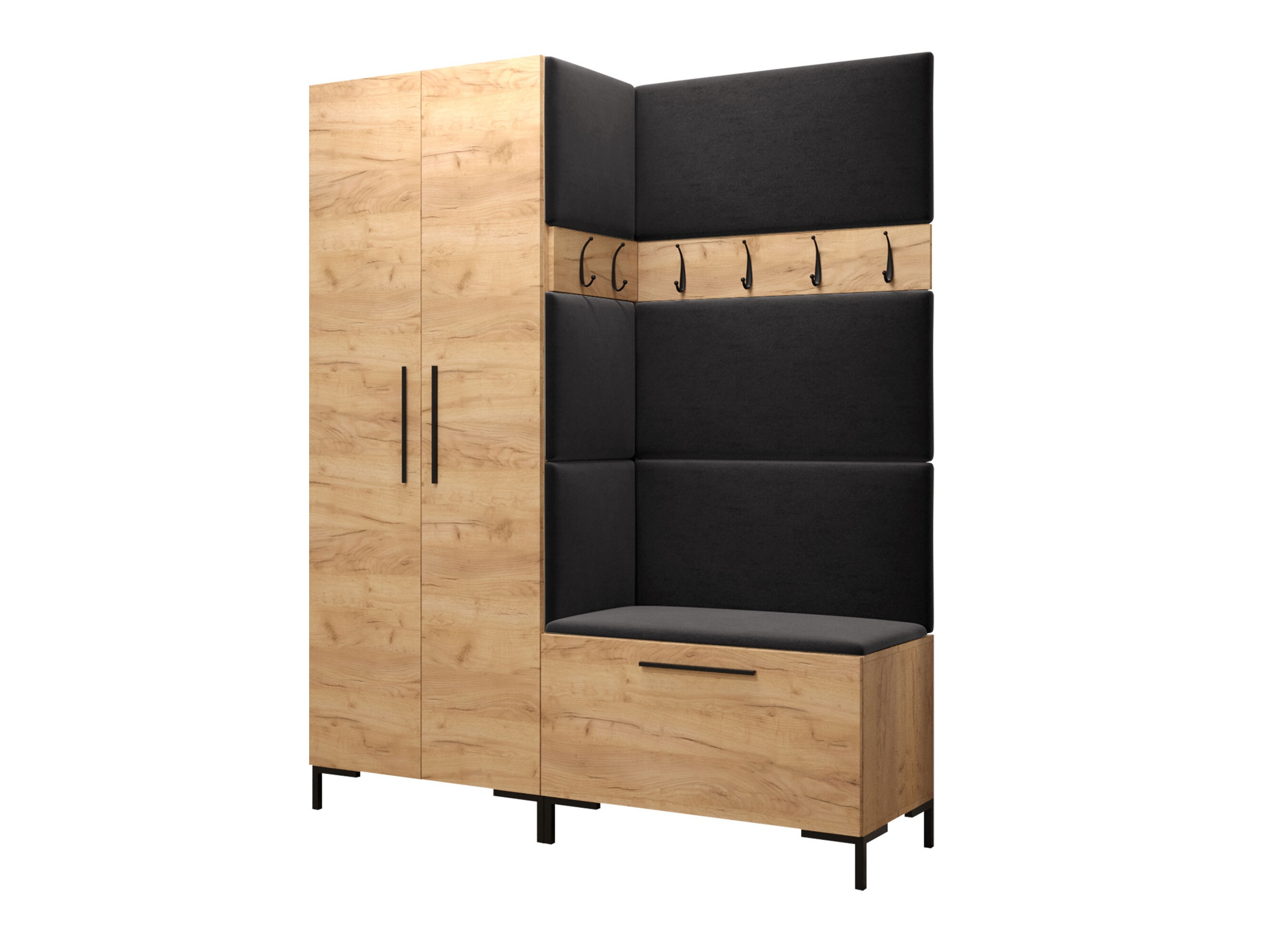 Set arredo da corridoio Nomal I (Craft quercia)