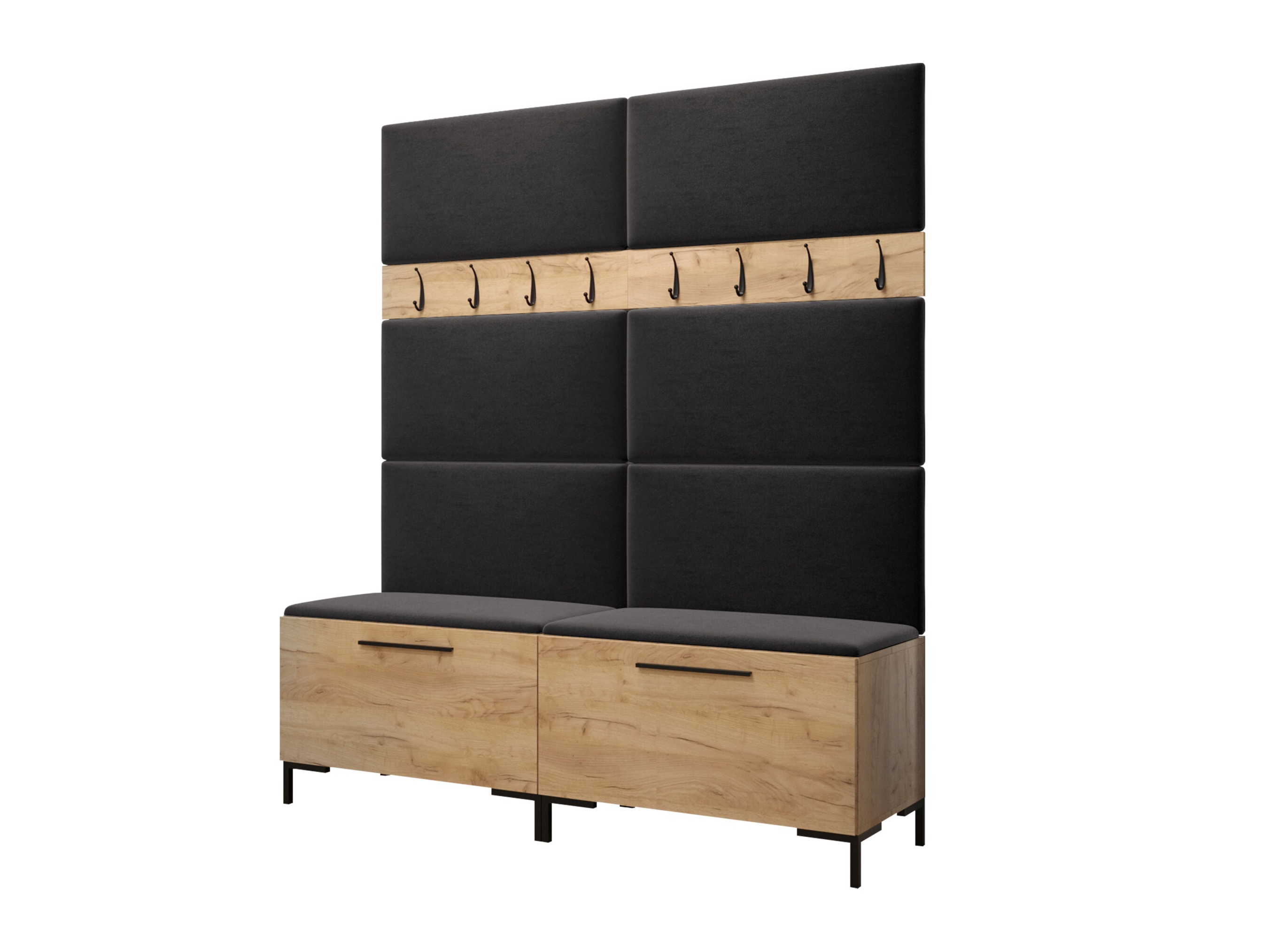 Set arredo da corridoio Nomal II (Craft quercia)
