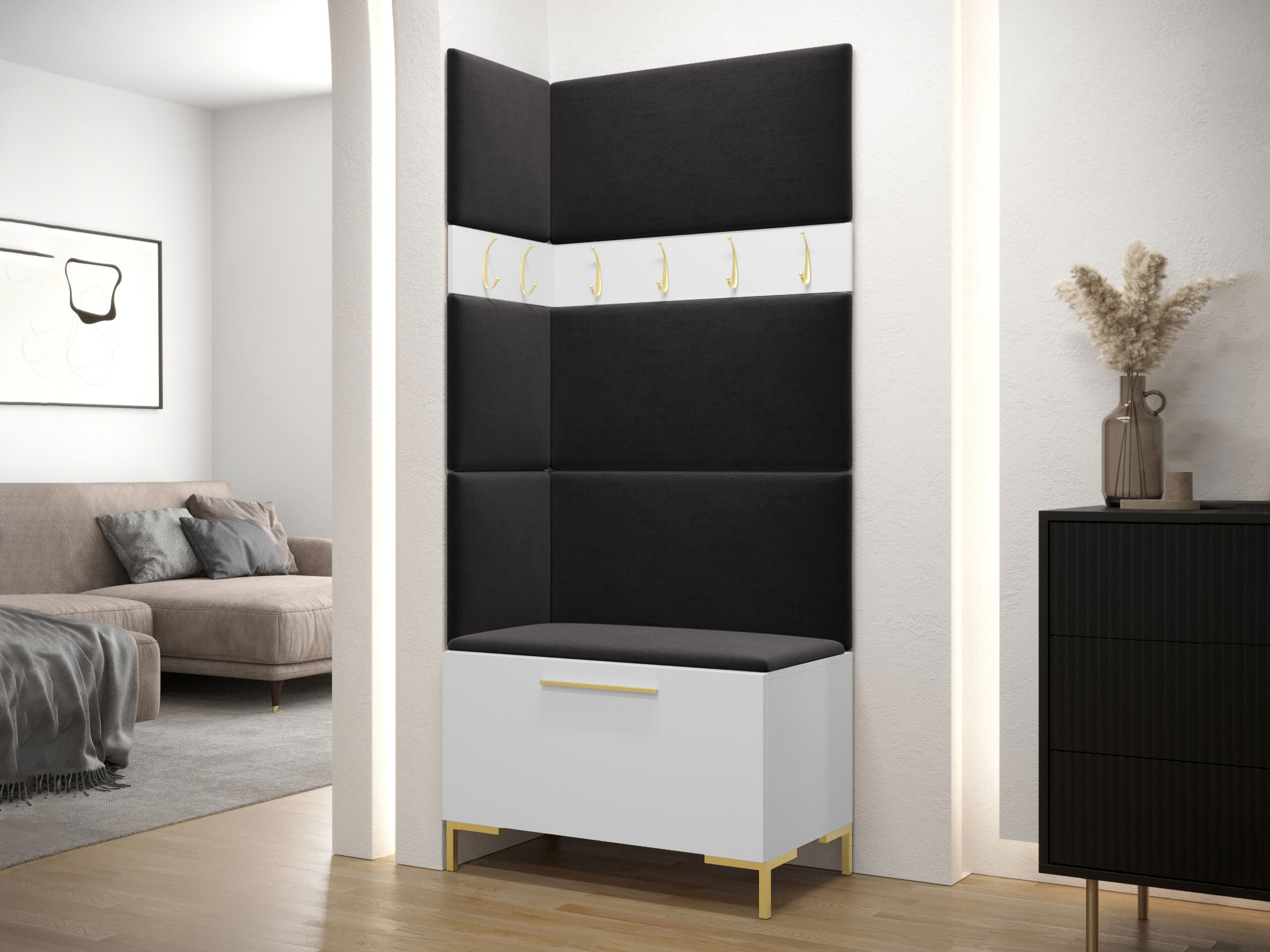 Set arredo da corridoio Nomal IV (Bianco)