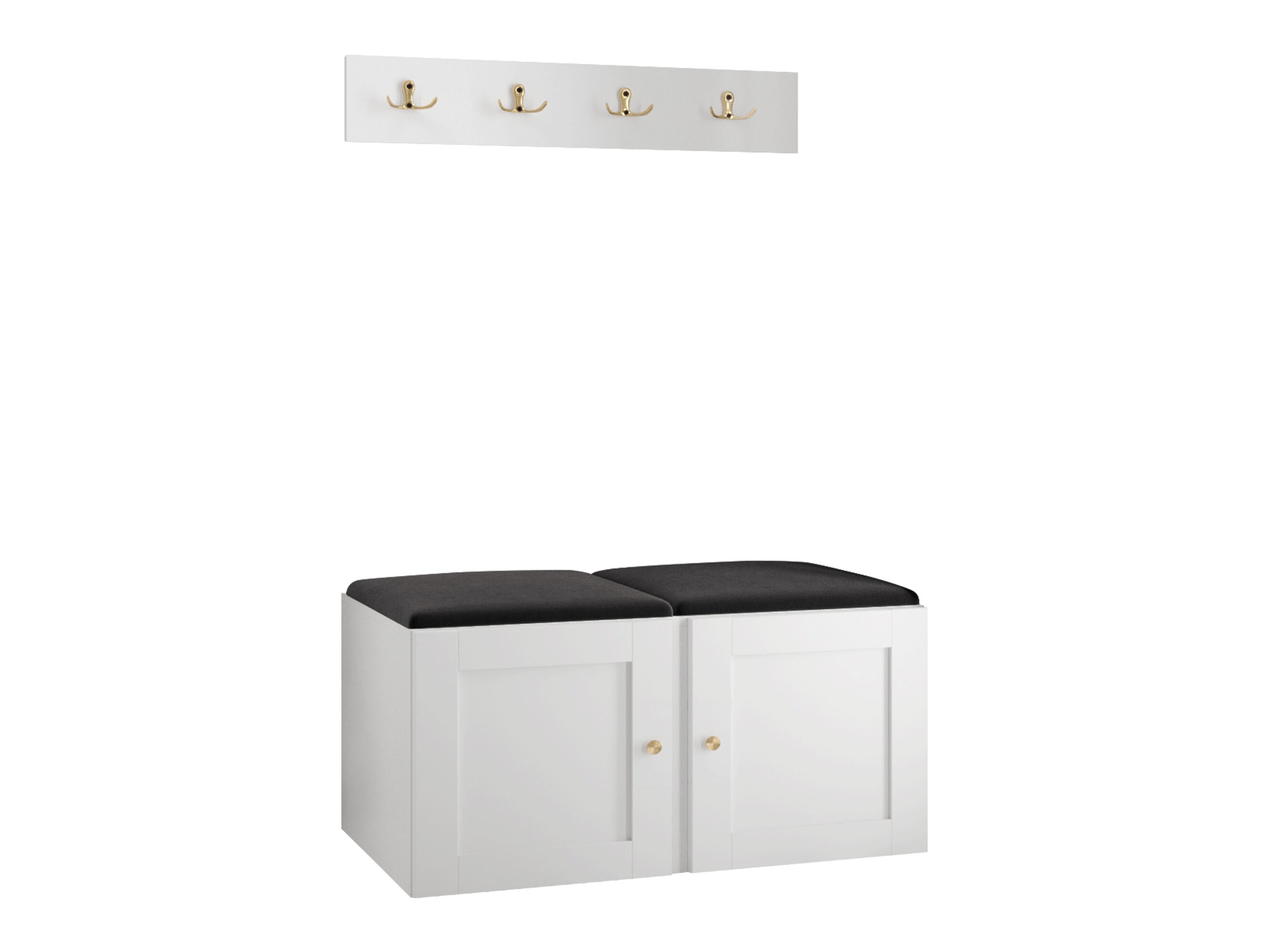 Set arredo da corridoio Hartford 376 (Bianco)