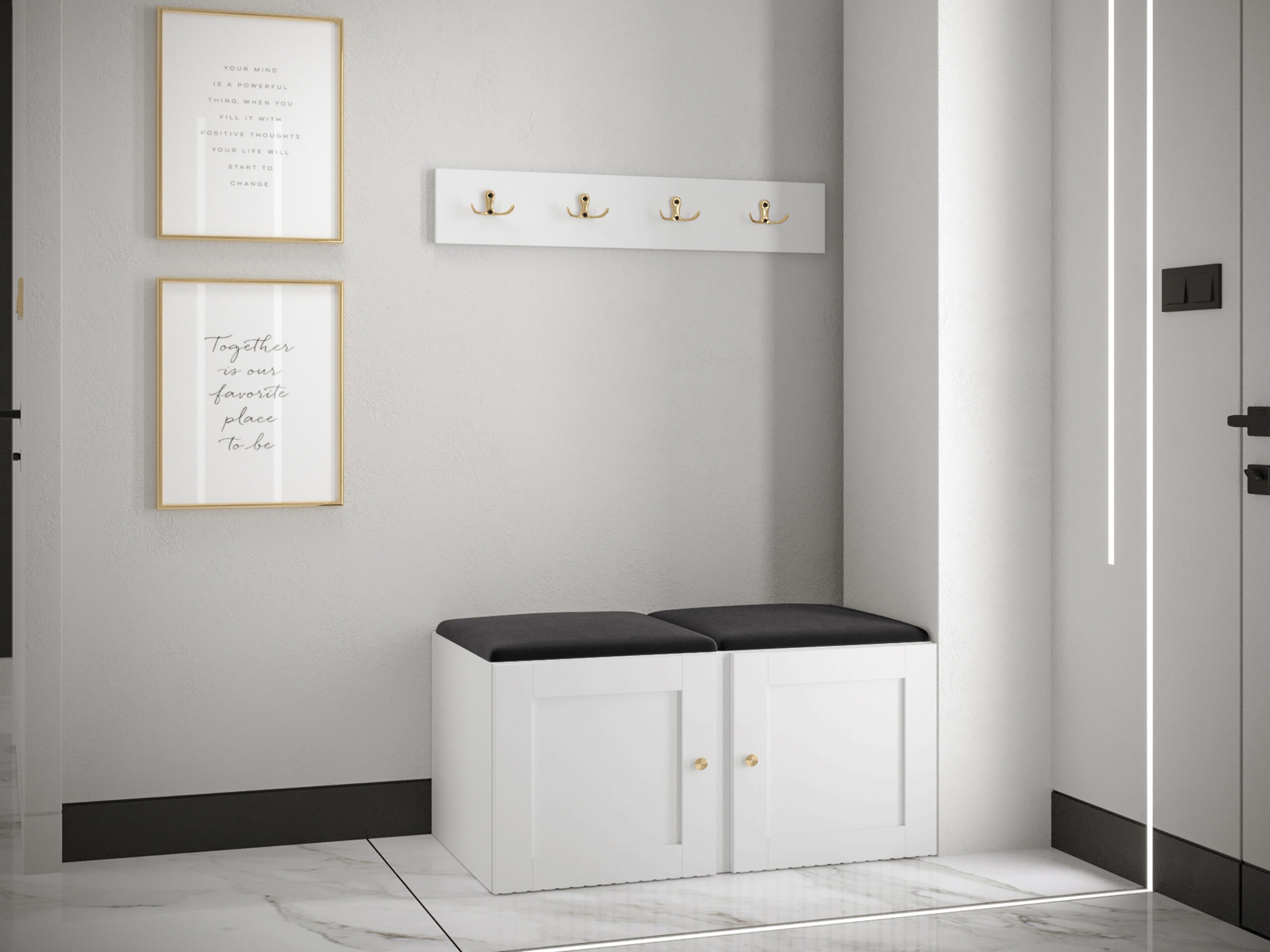 Set arredo da corridoio Hartford 376 (Polo 897)