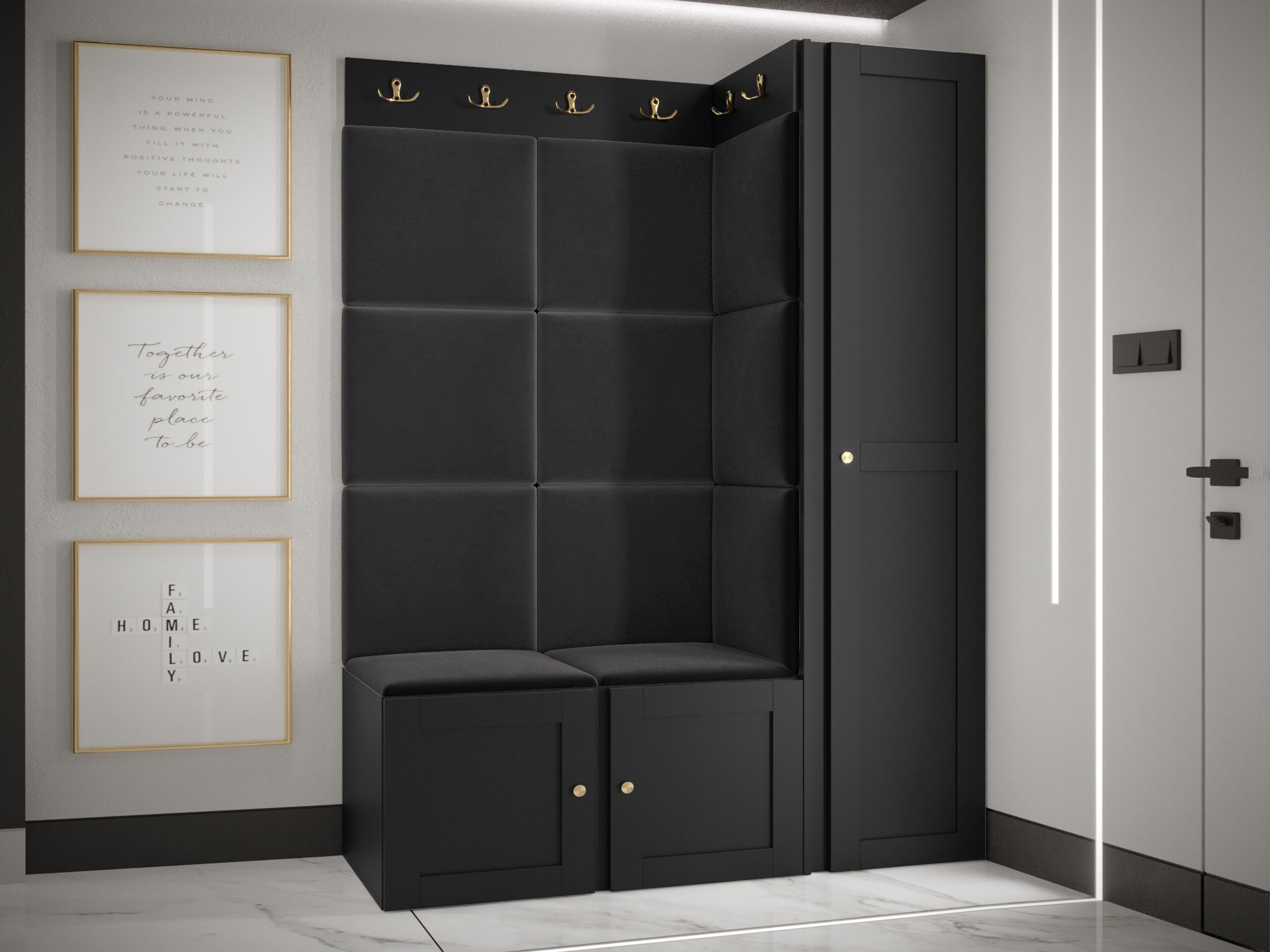 Set arredo da corridoio Hartford 377 (Polo 897)