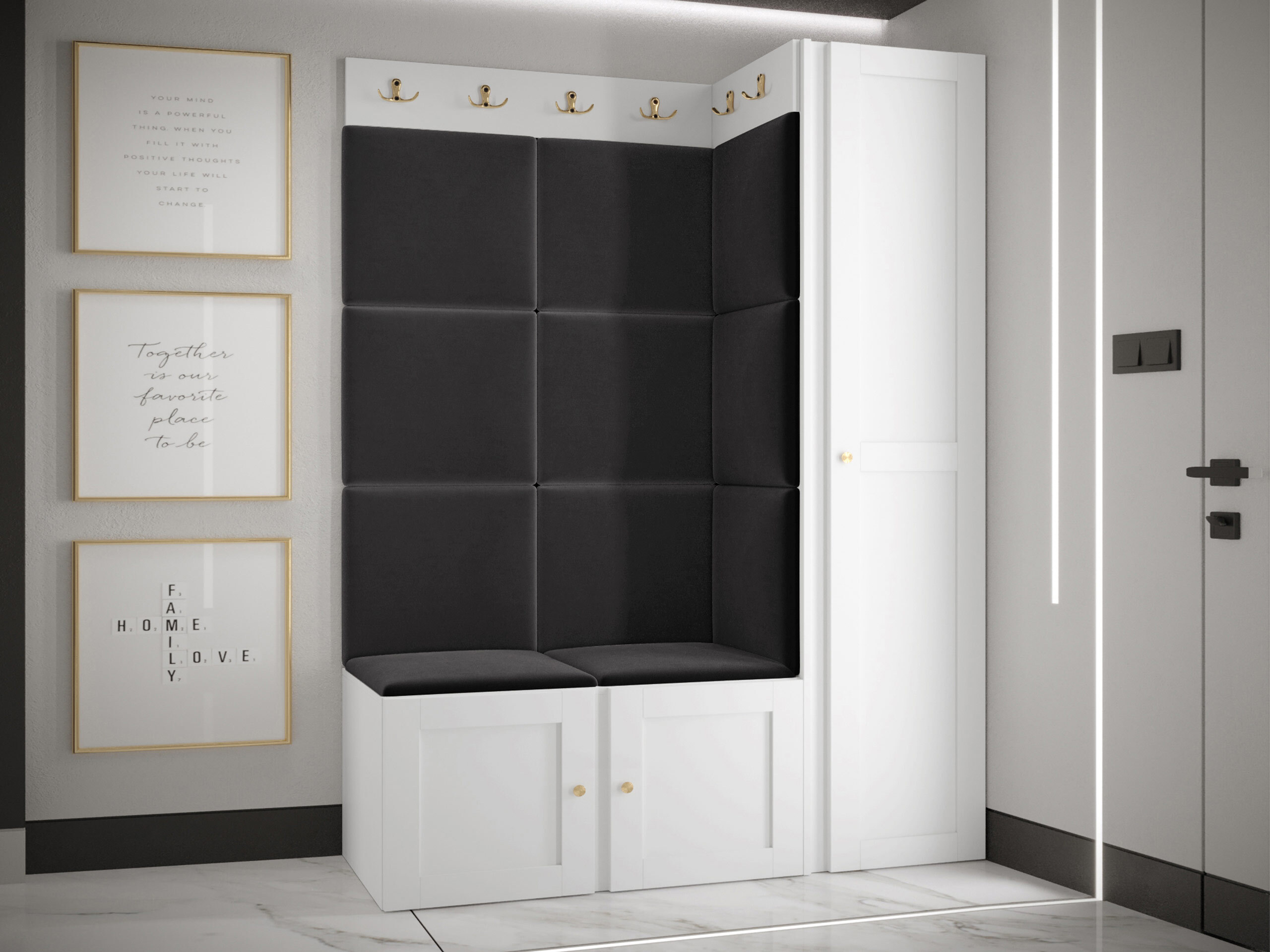 Set arredo da corridoio Hartford 377 (Polo 897)