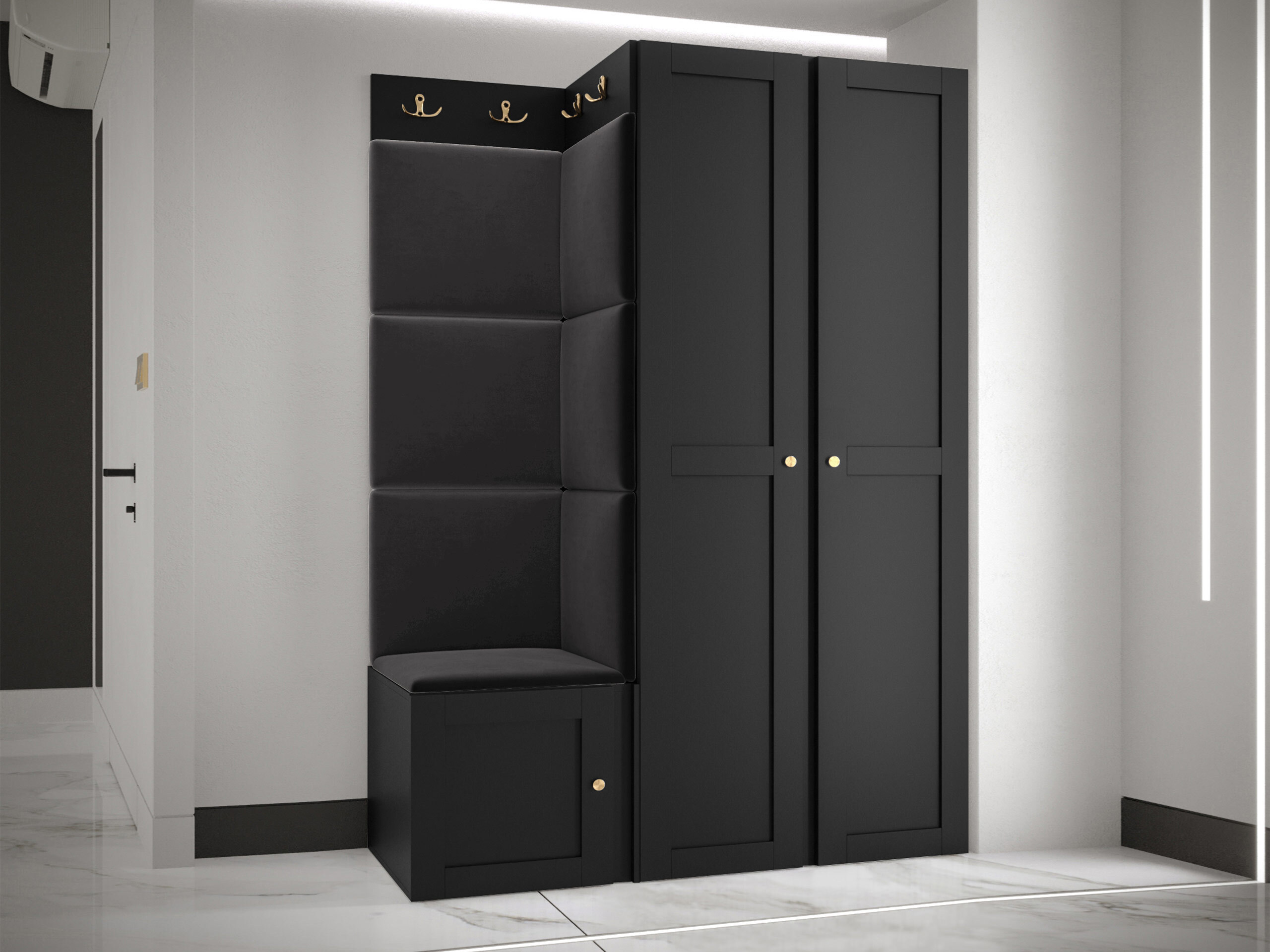 Set arredo da corridoio Hartford 379 (Polo 897)