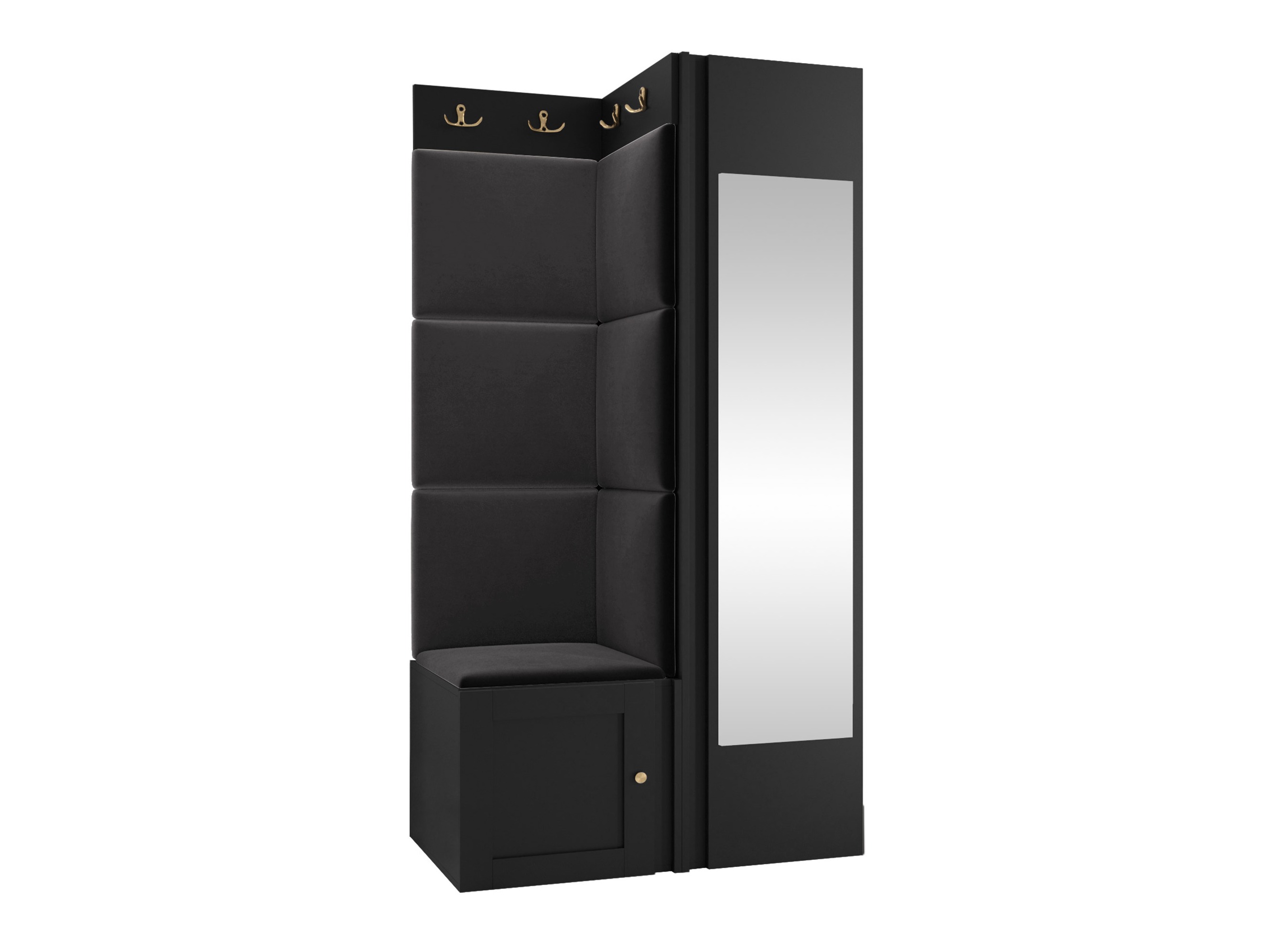 Set arredo da corridoio Hartford 382 (Nero)