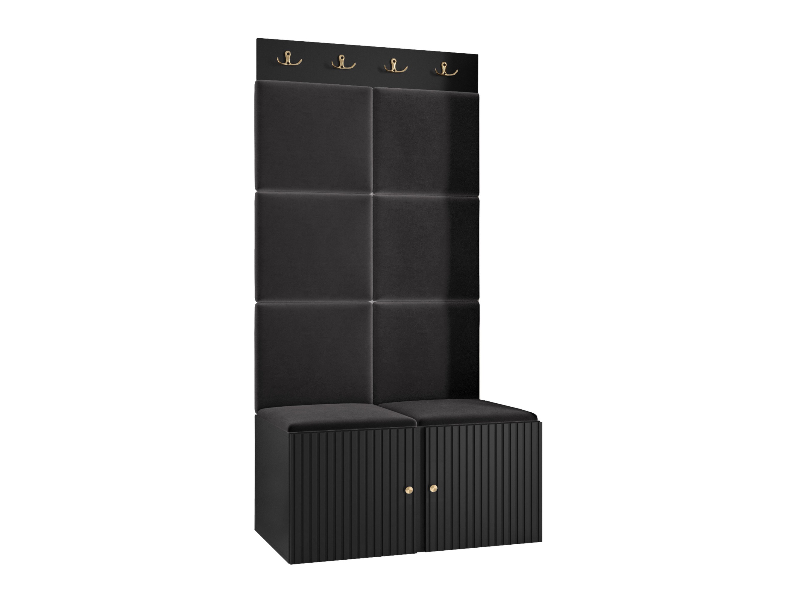 Set arredo da corridoio Hartford 383 (Nero)